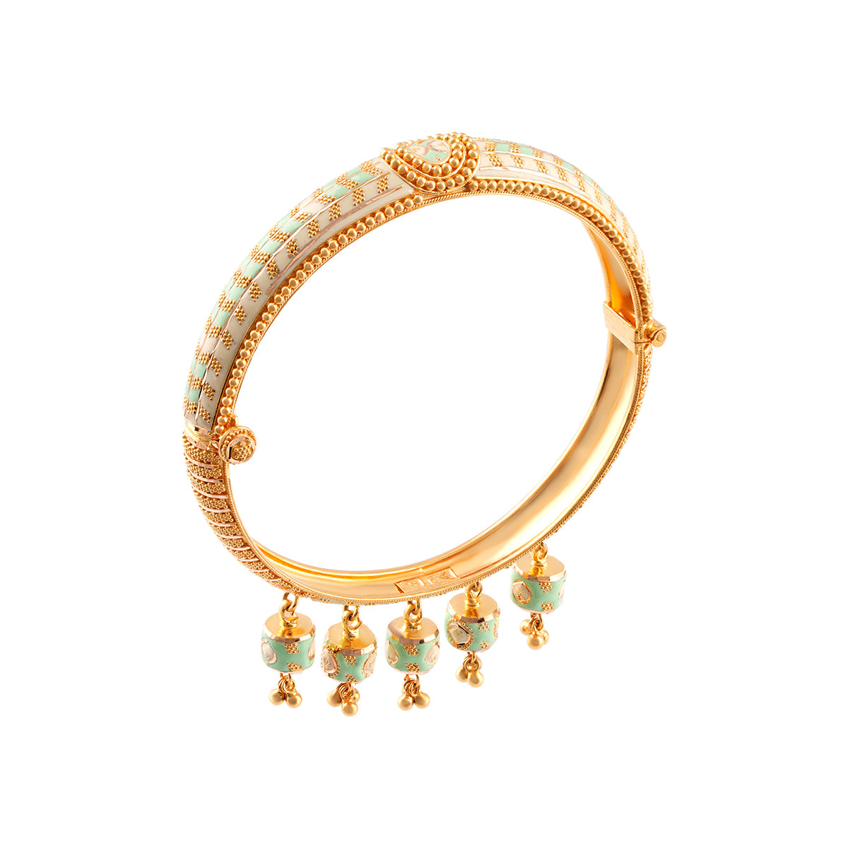 Enamel Kundan Bangle MLJ-60