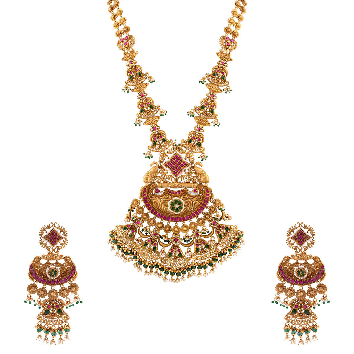 Majestic Peacock Necklace Set MLJ-84