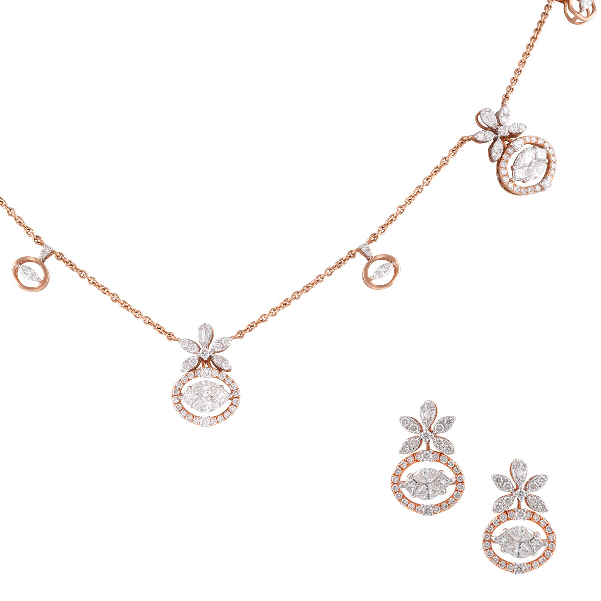 Blossom Elegance Necklace Set MLJ-45