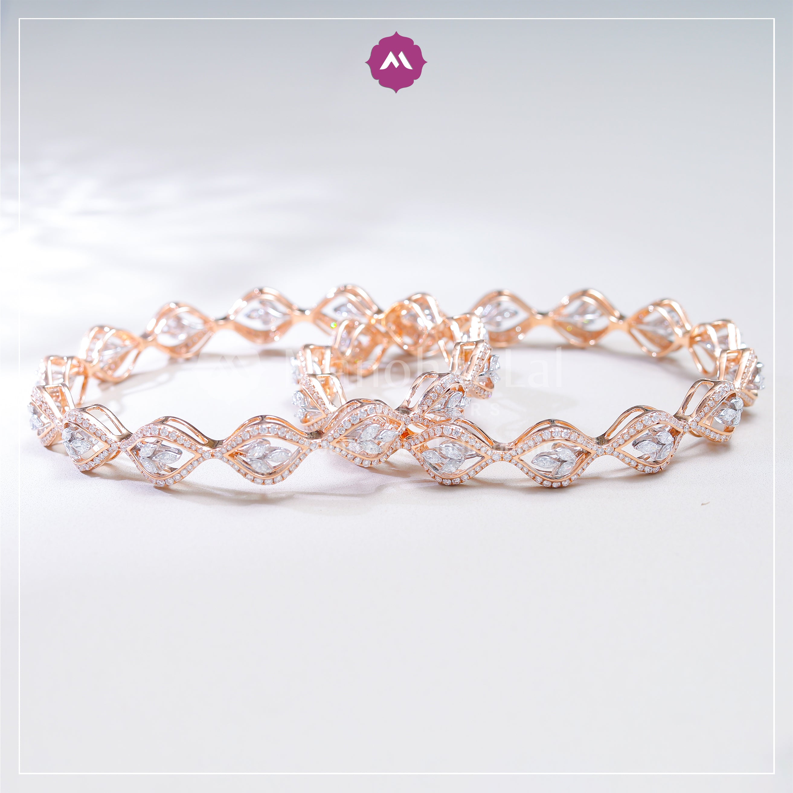 Diamond Bangles MLJ - 461