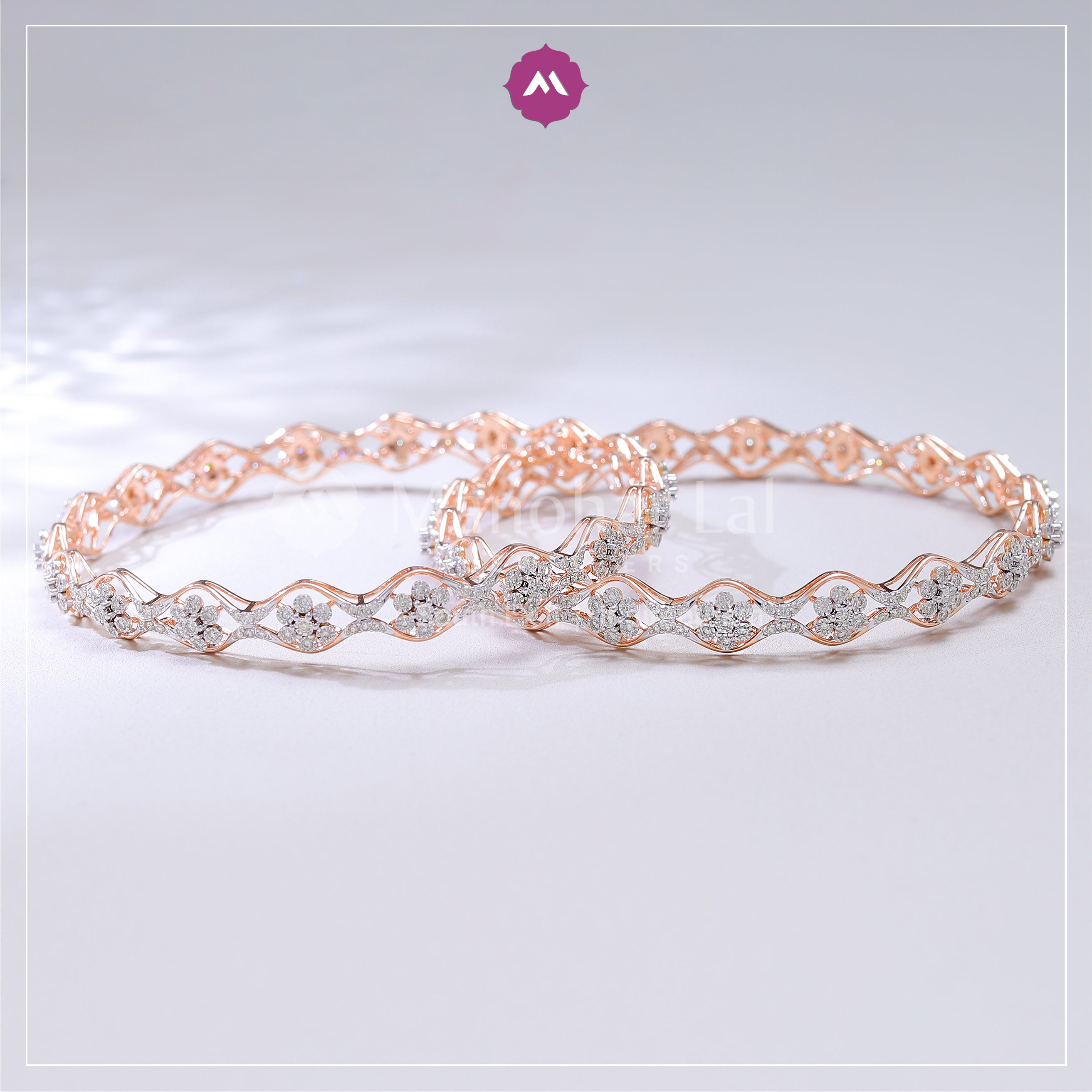 Diamond Bangles MLJ - 463