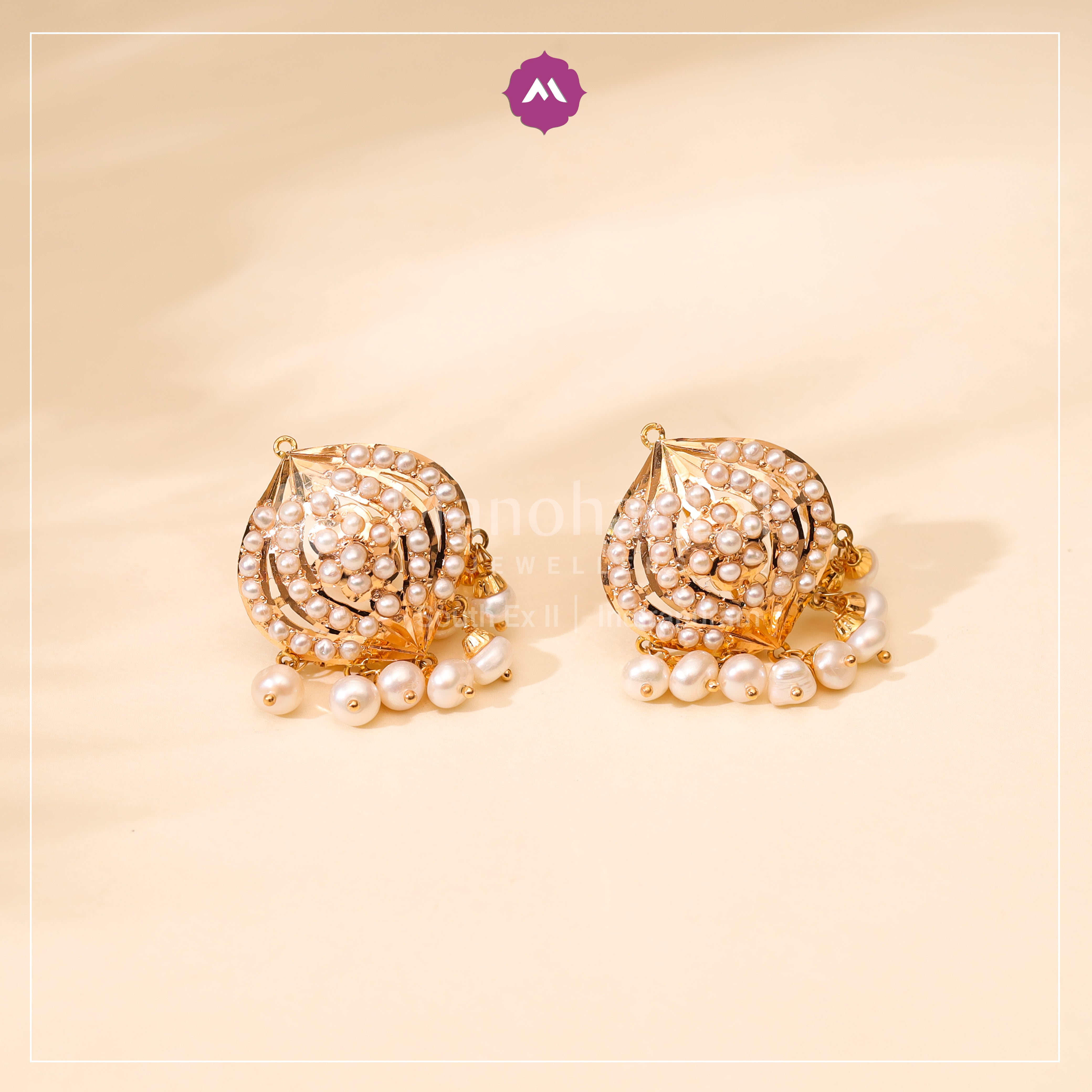 Regal Pearl & Gemstone Choker Series Set MLJ-224