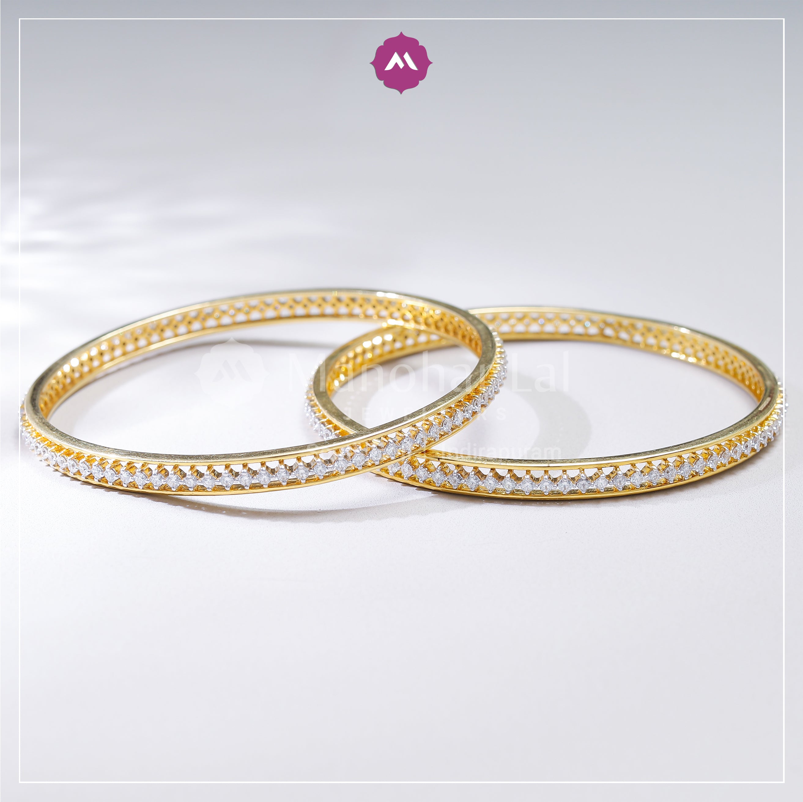 Diamond Bangles MLJ - 464
