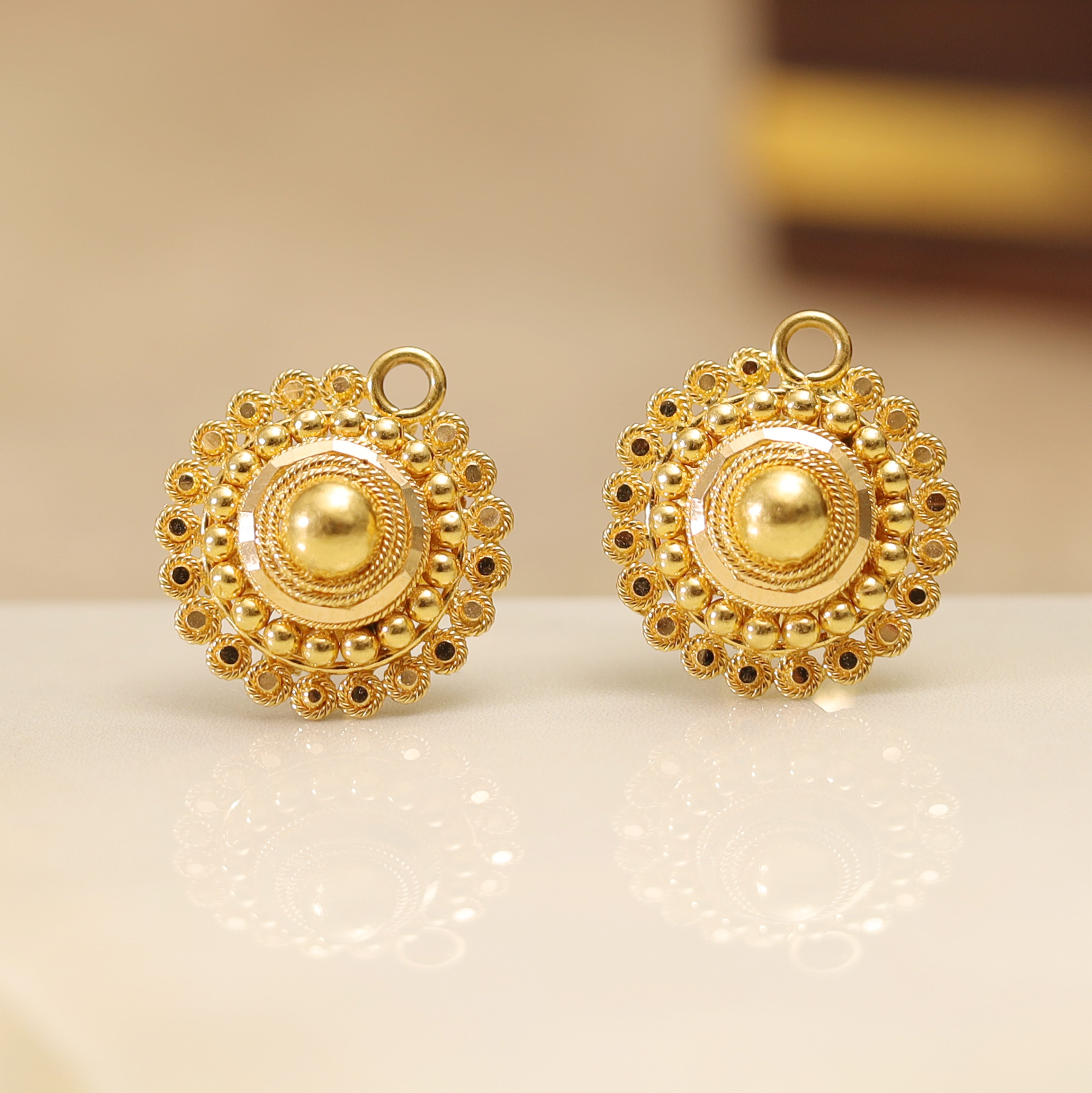 GOLD EARRING MLJ- 588