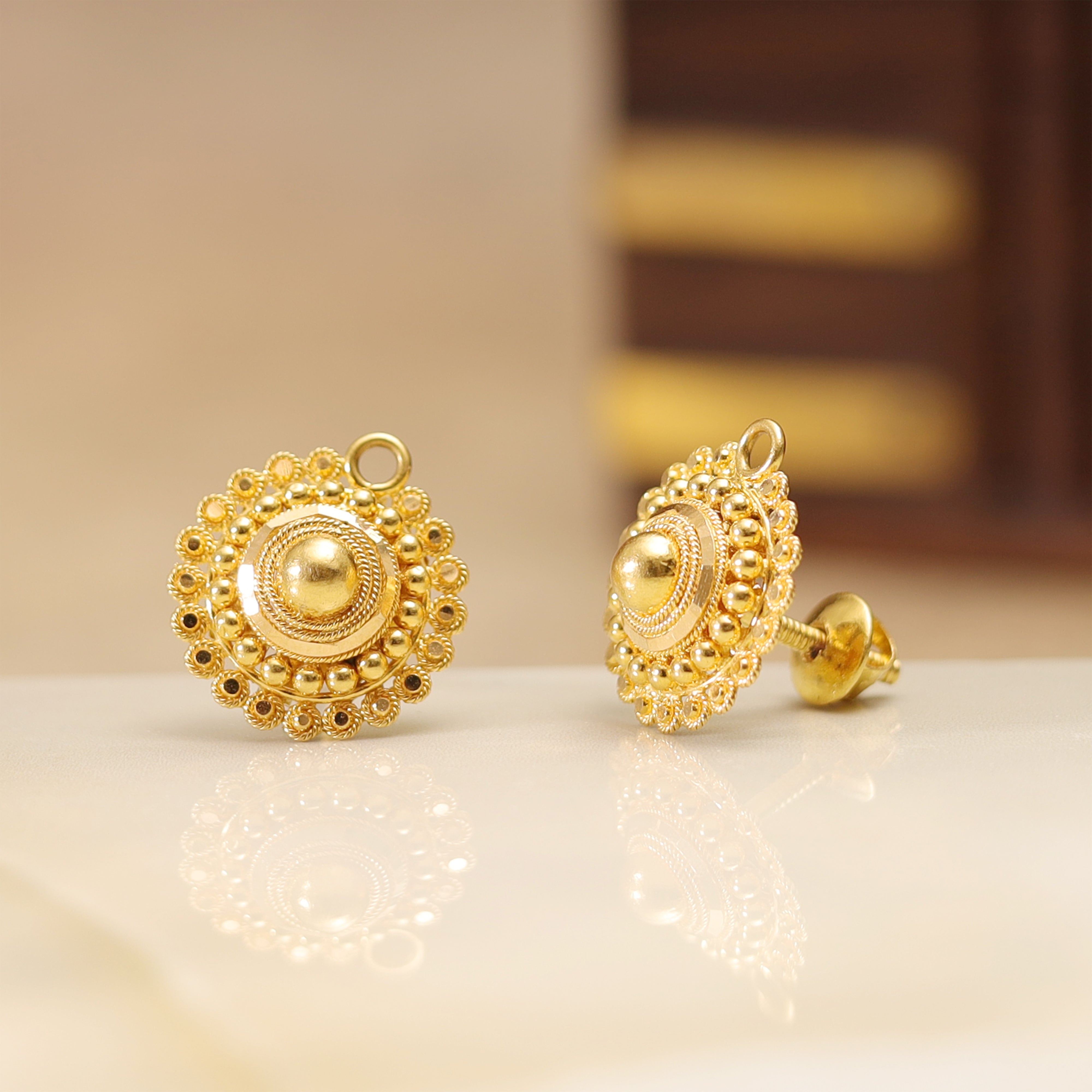 GOLD EARRING MLJ- 588
