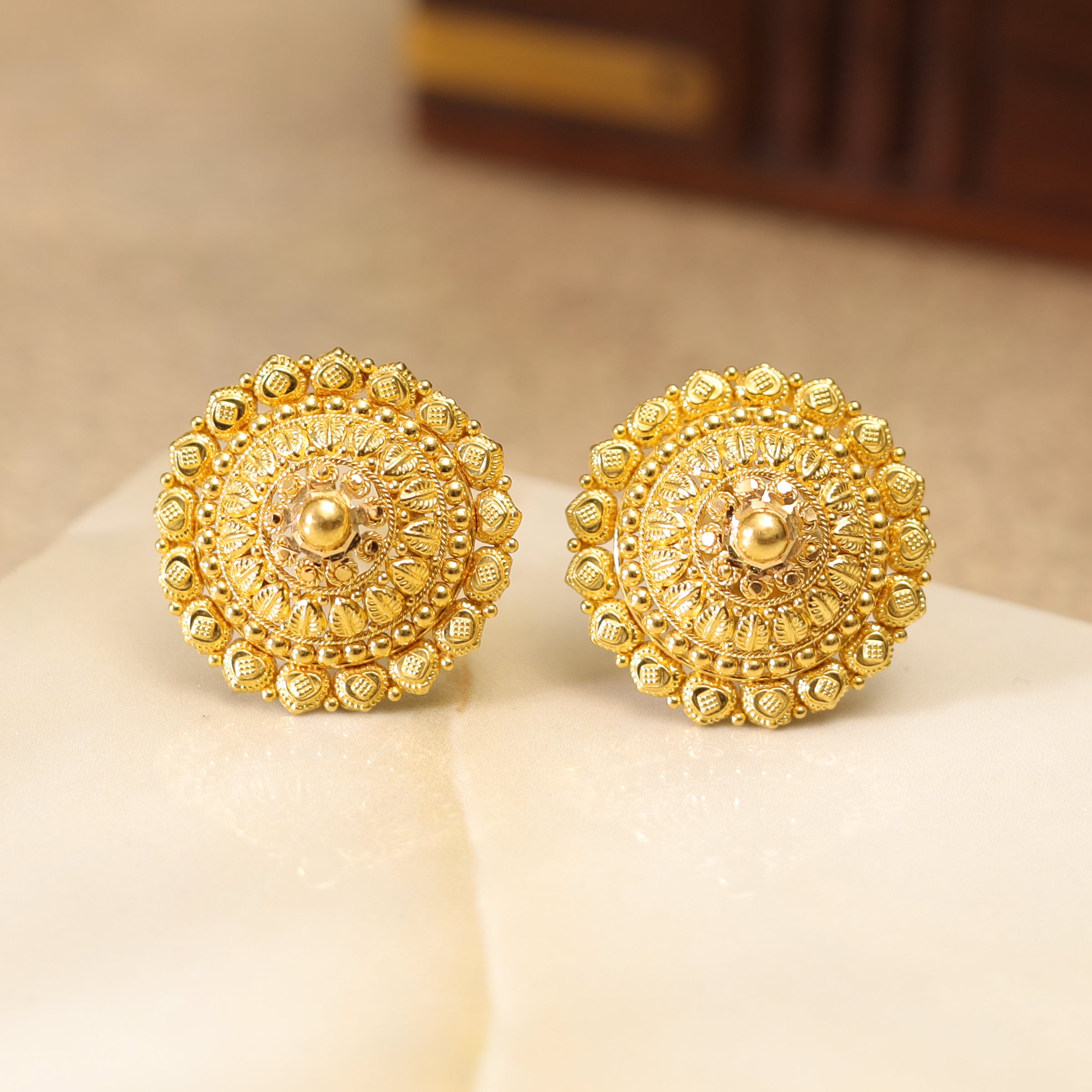 GOLD EARRING MLJ- 589