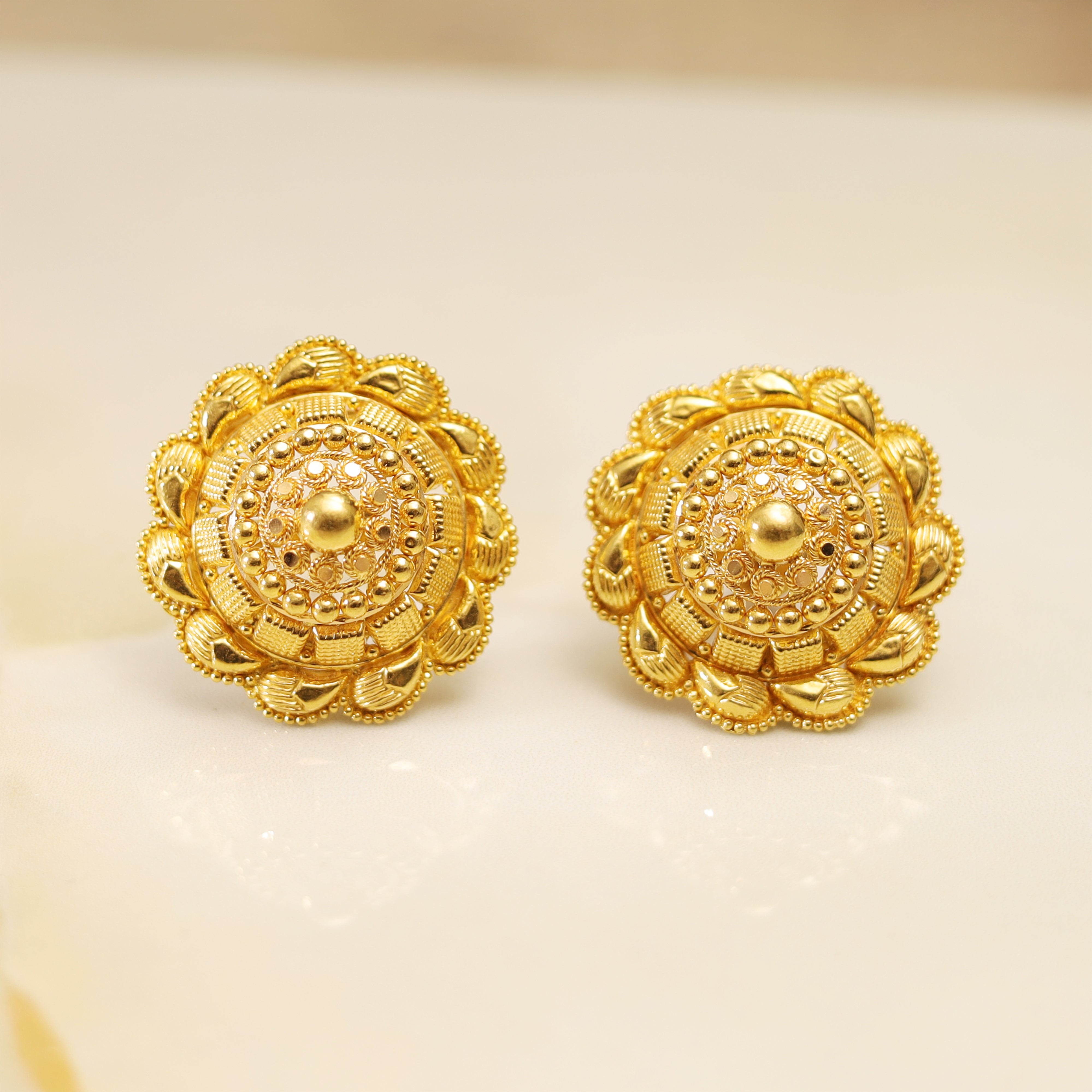 GOLD EARRING MLJ- 590