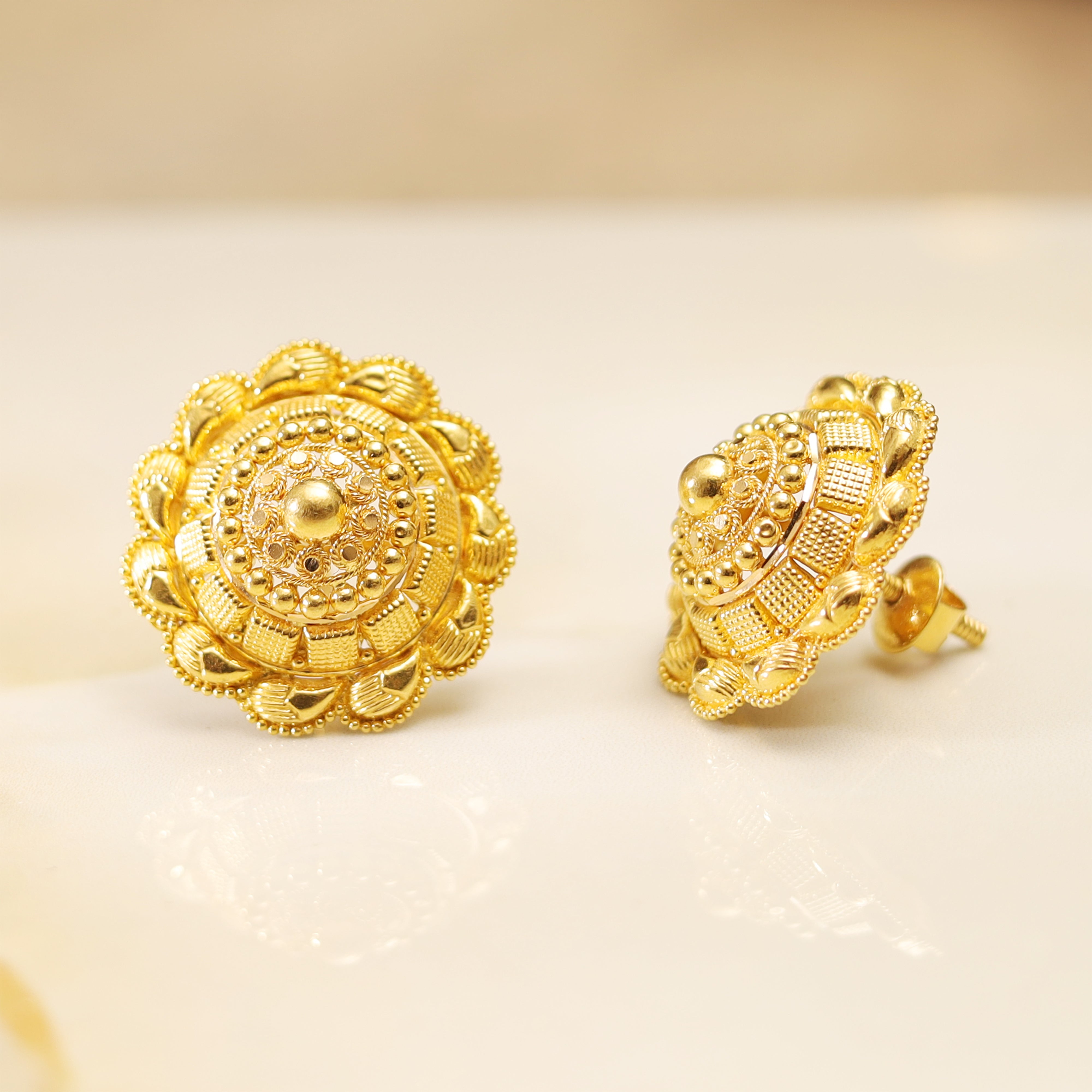 GOLD EARRING MLJ- 590