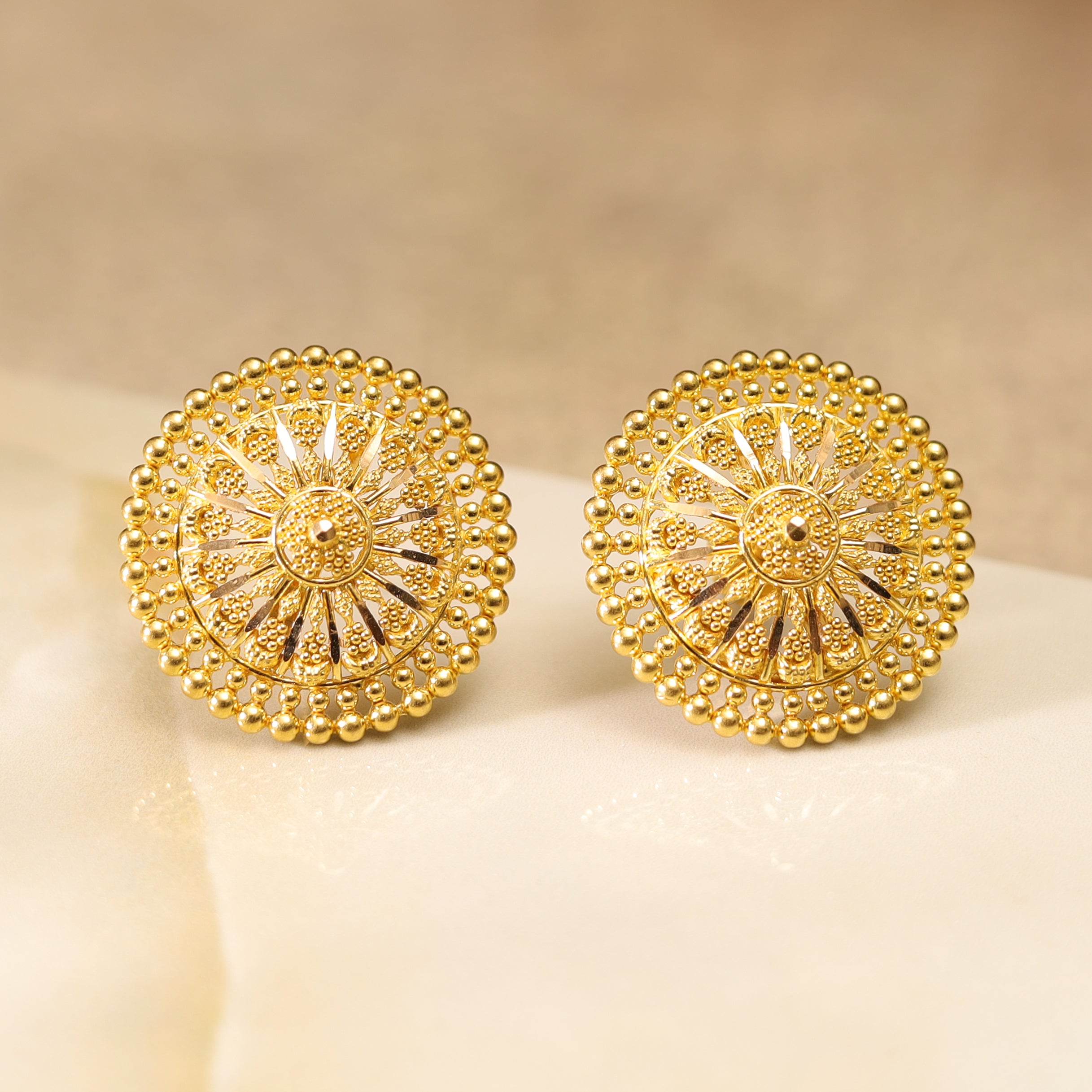 GOLD EARRING MLJ- 592