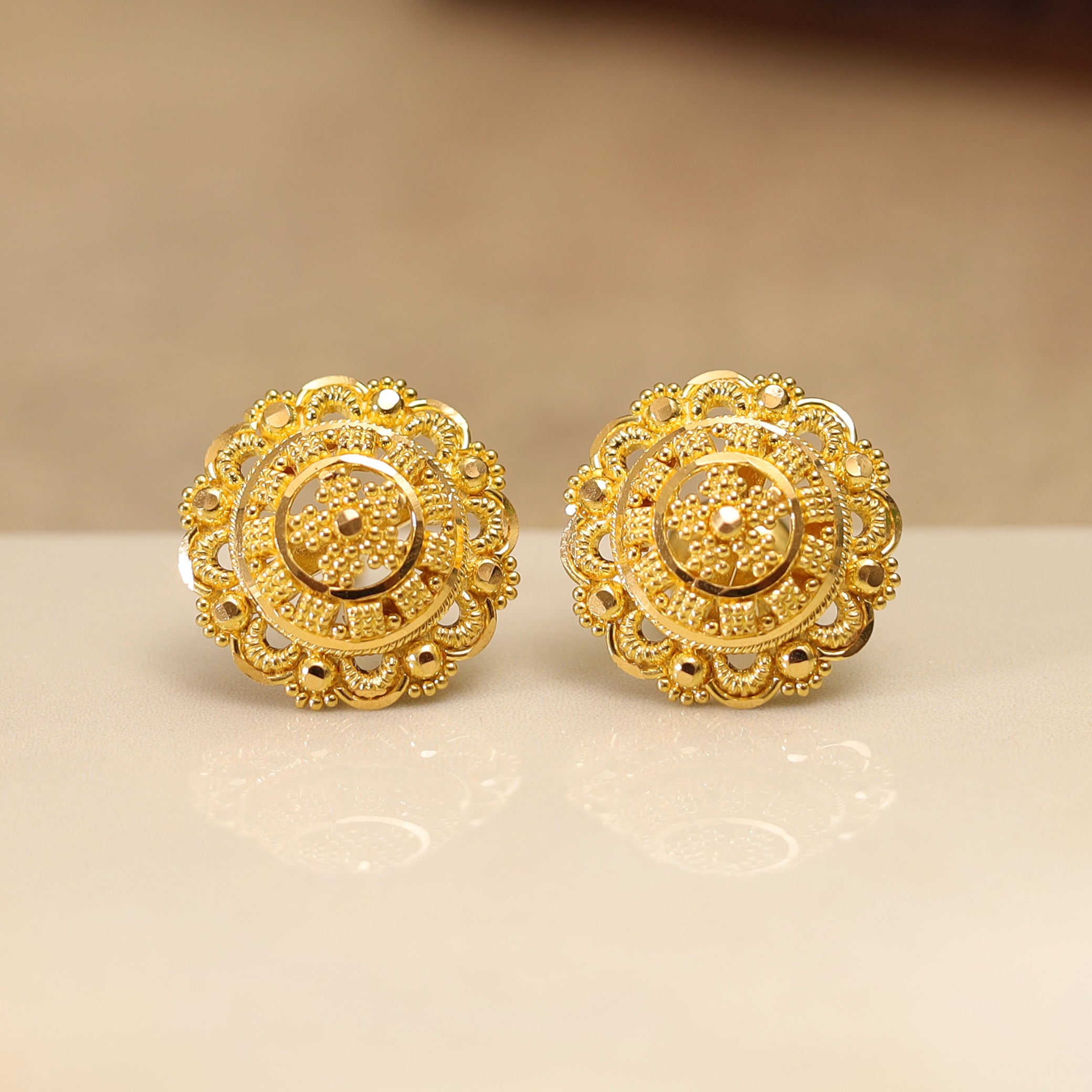 GOLD EARRING MLJ- 601
