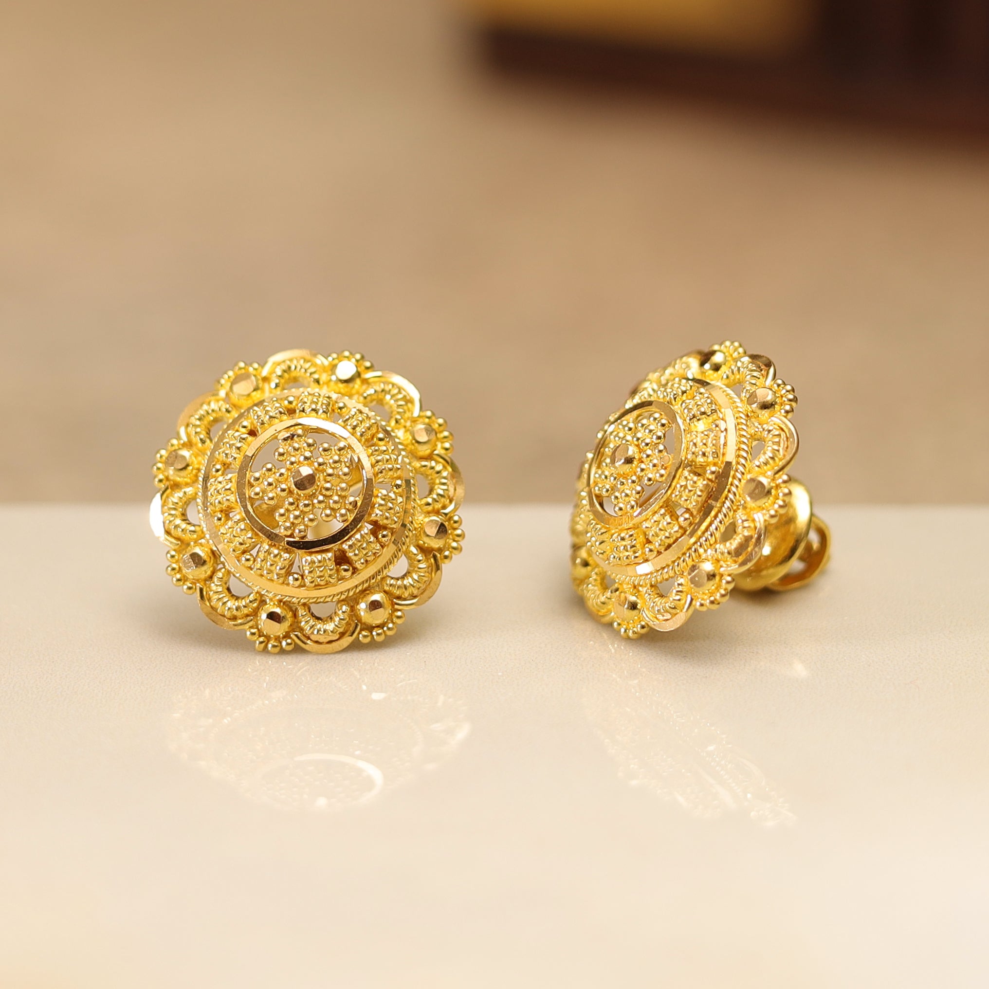 GOLD EARRING MLJ- 601