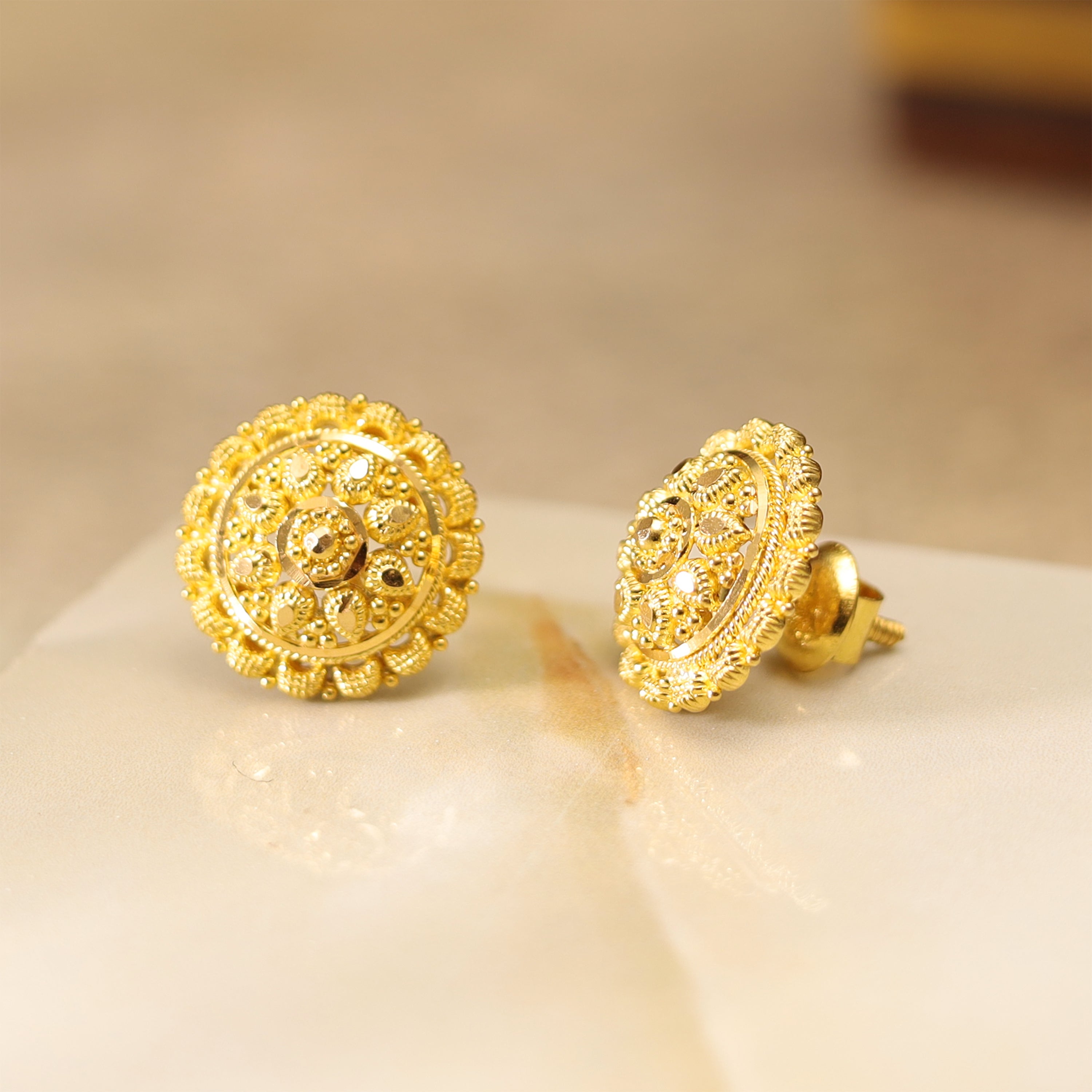 GOLD EARRING MLJ- 602