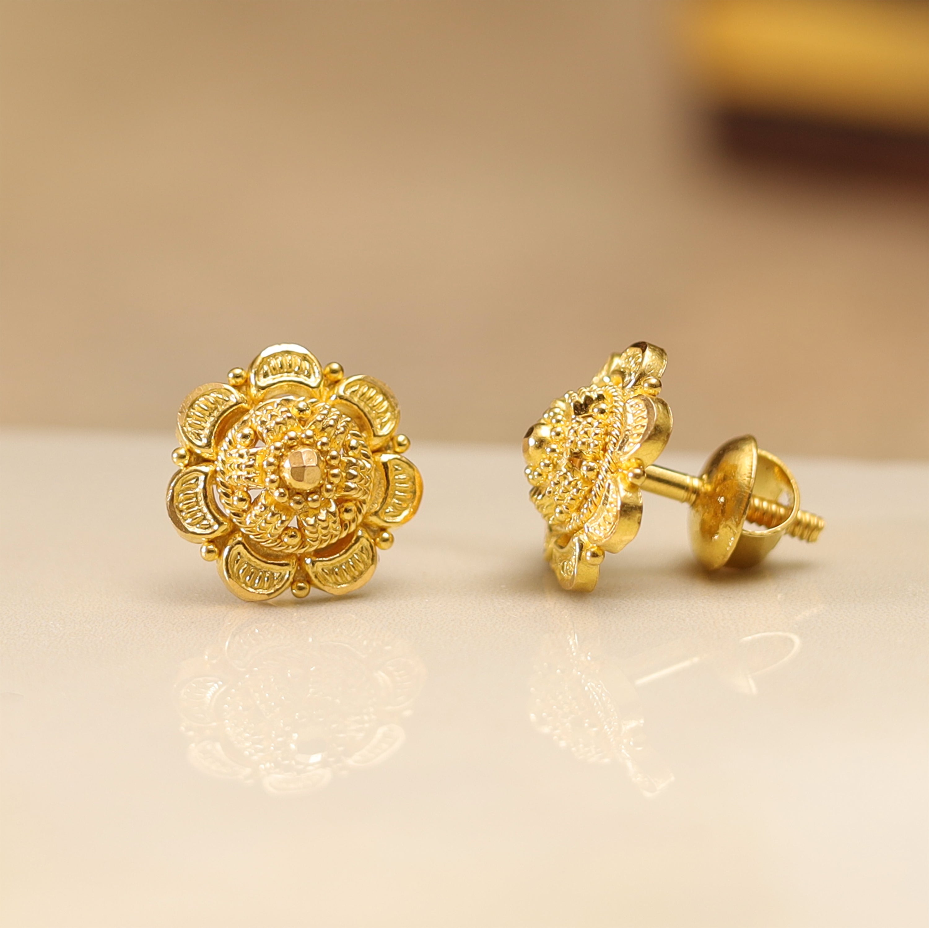 GOLD EARRING MLJ- 604