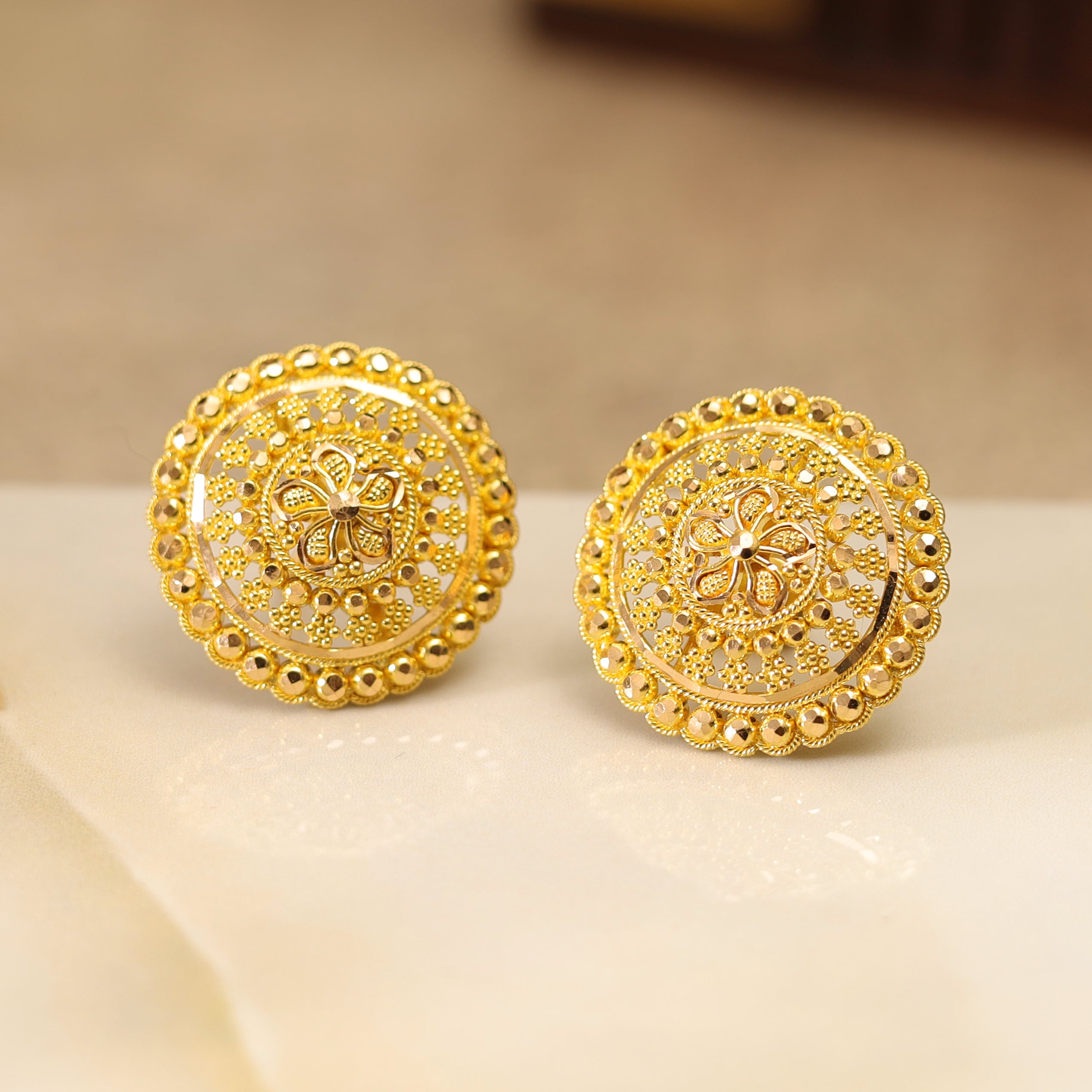 GOLD EARRING MLJ- 606