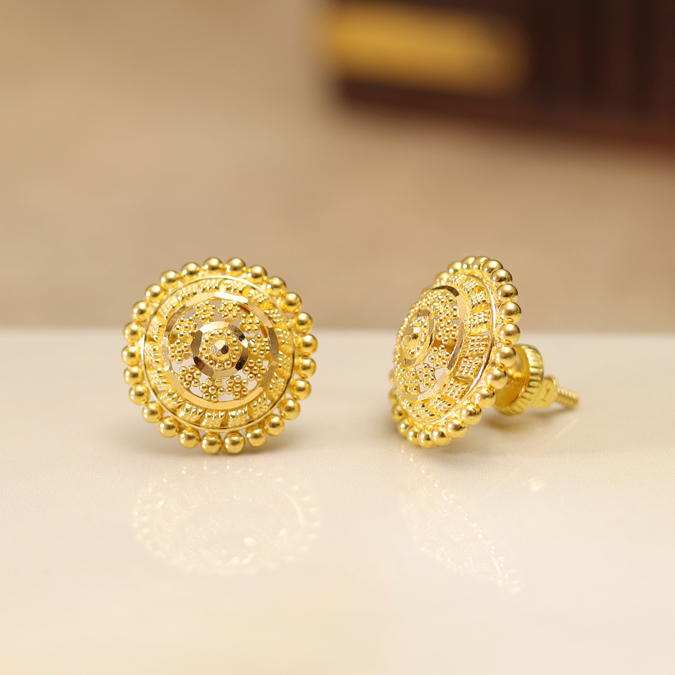 GOLD EARRING MLJ- 607