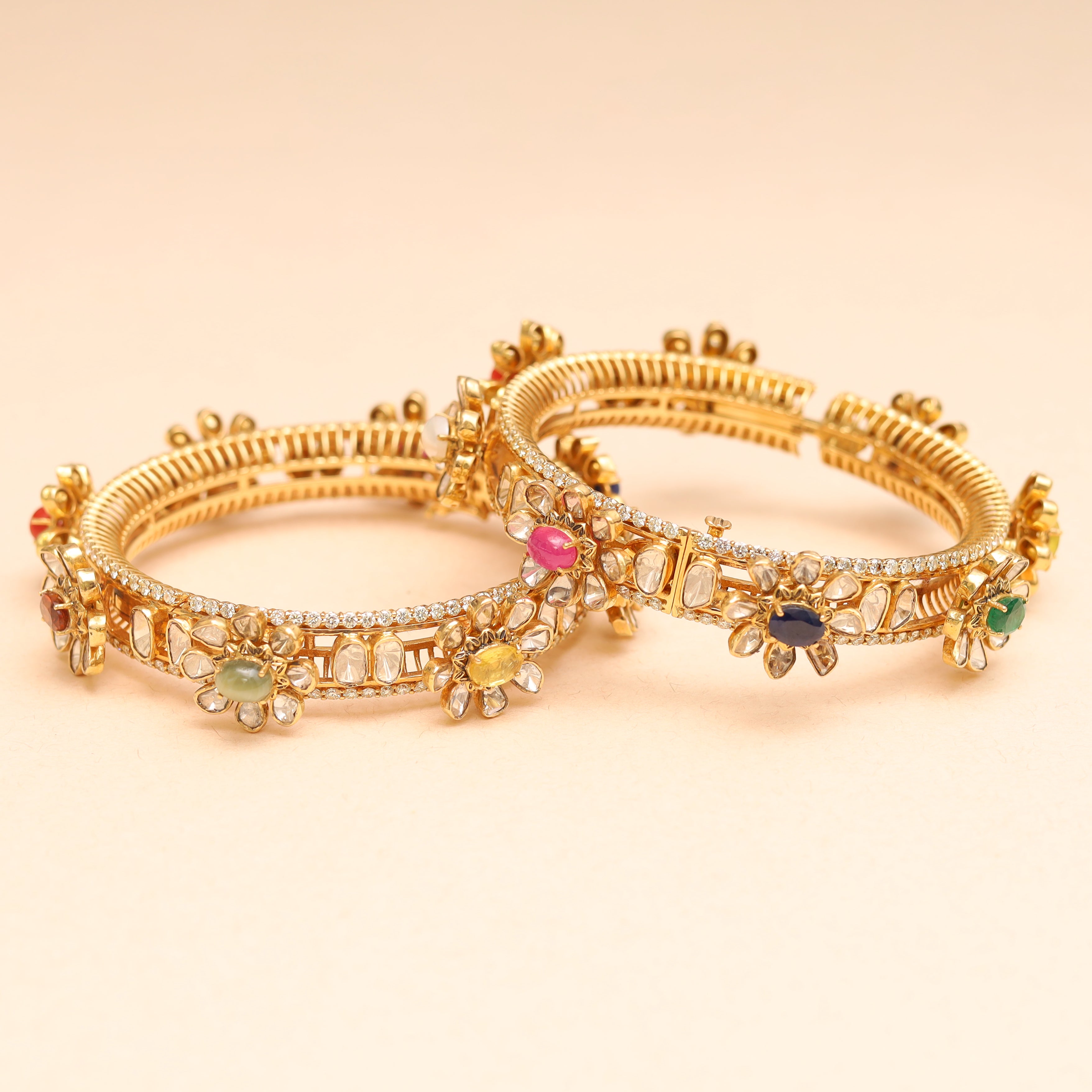 Iconic Polki Bangles MLJ-185