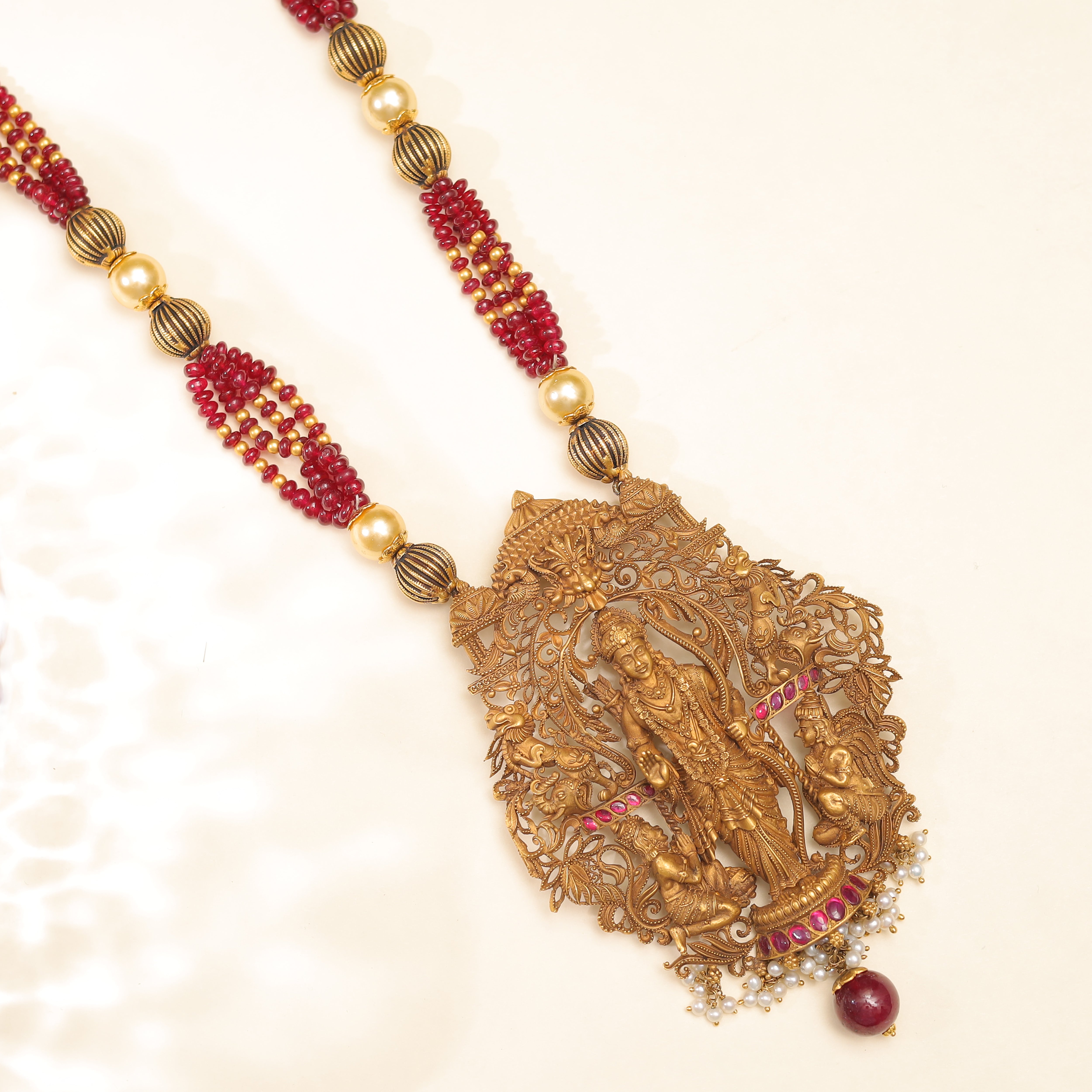 Temple Necklace Set MLJ-187