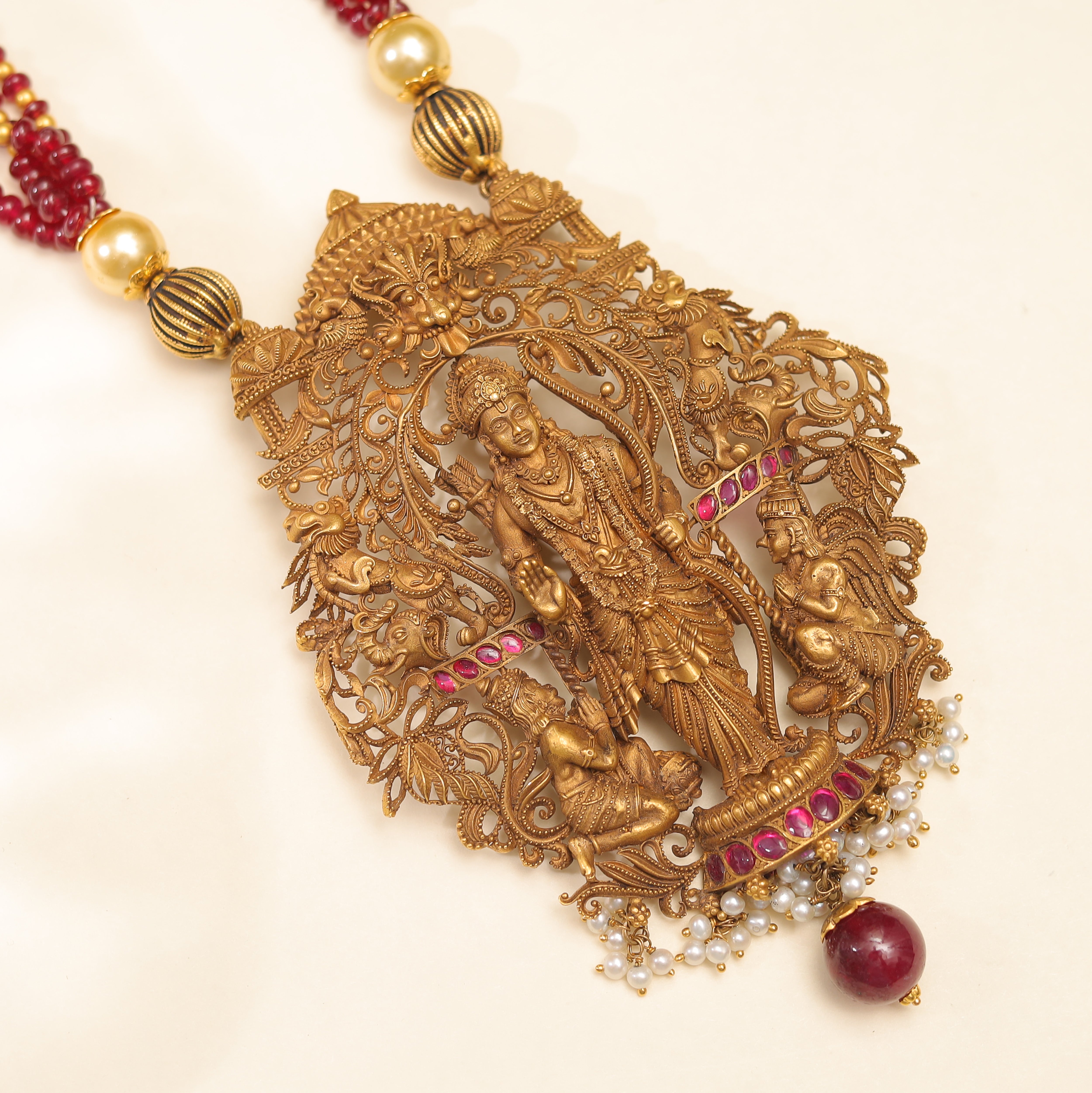 Temple Necklace Set MLJ-187