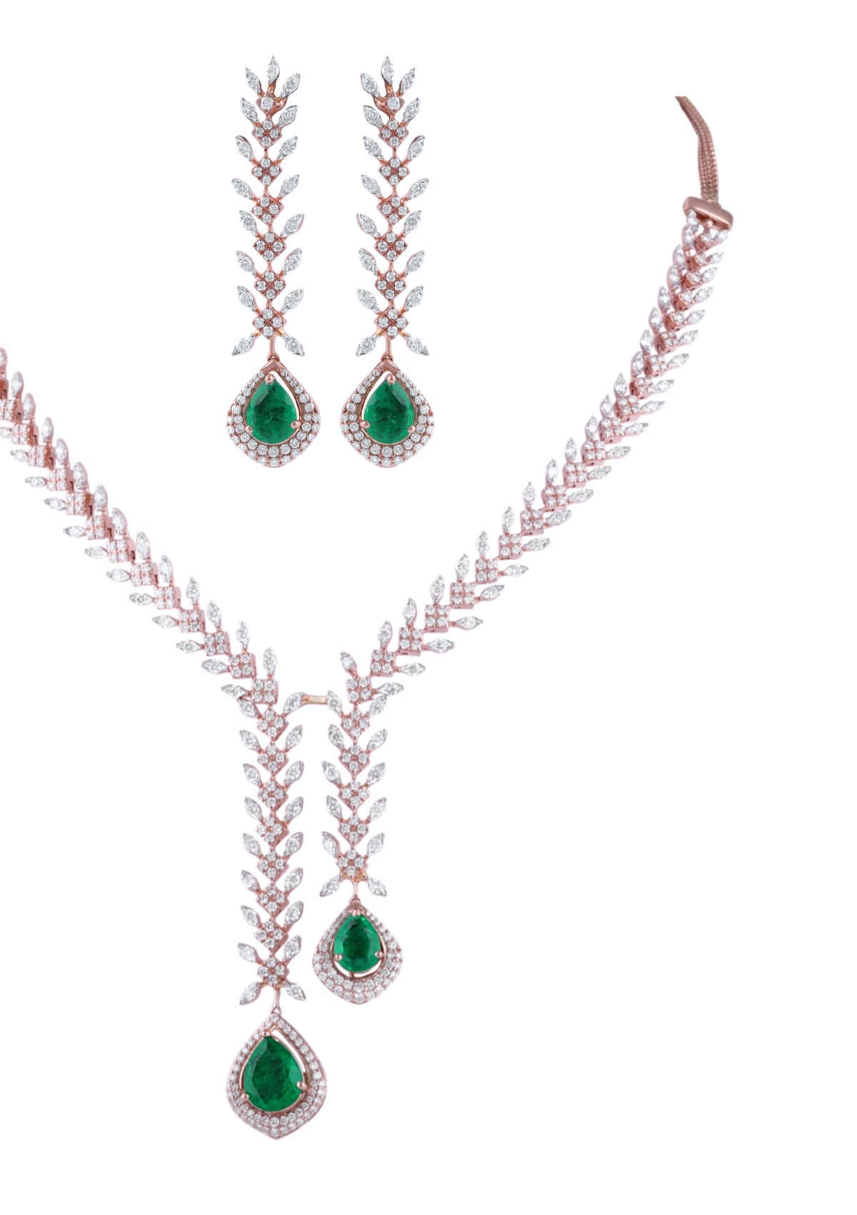 Diamond and Emerald Necklace retailer