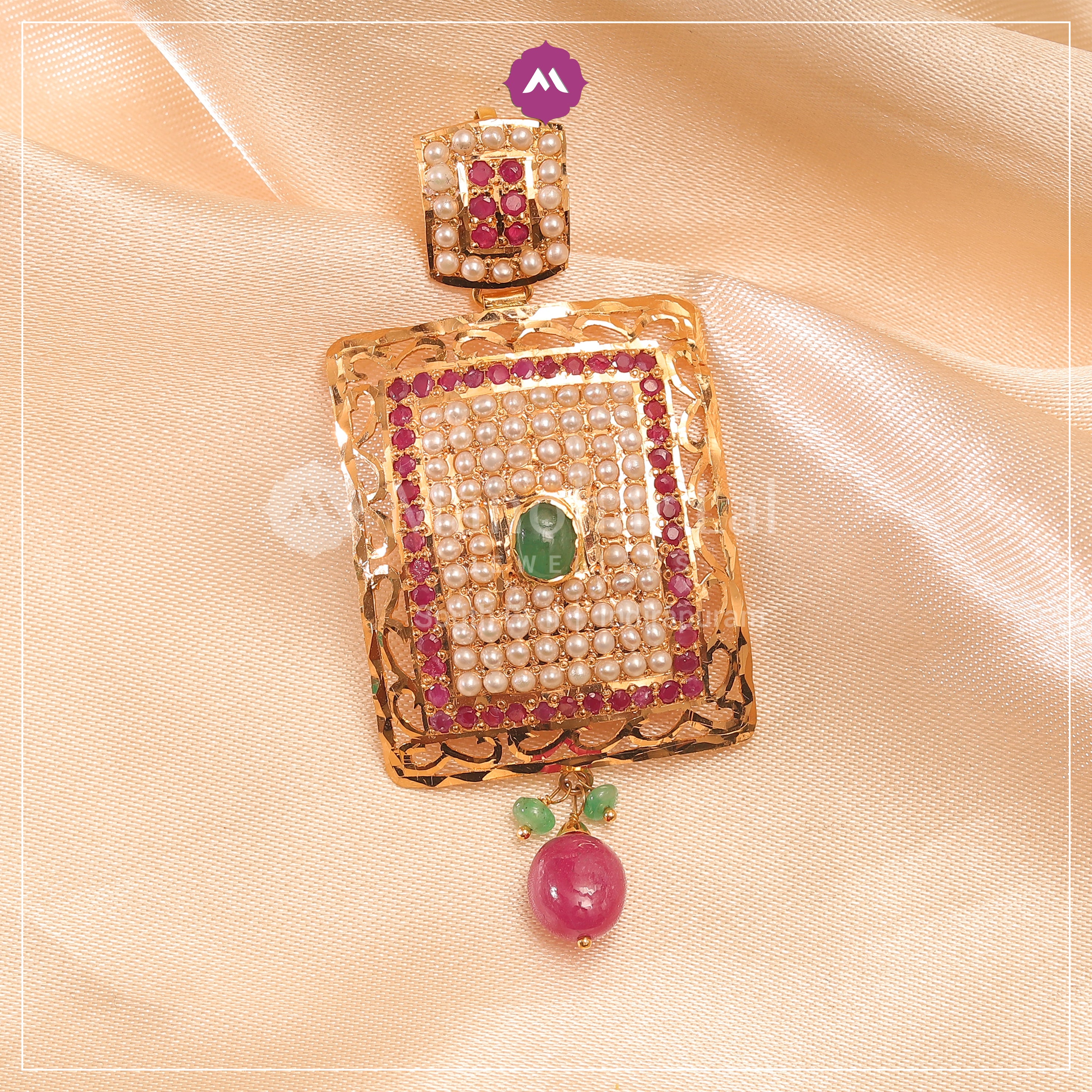 Gold Pendant Set MLJ-931