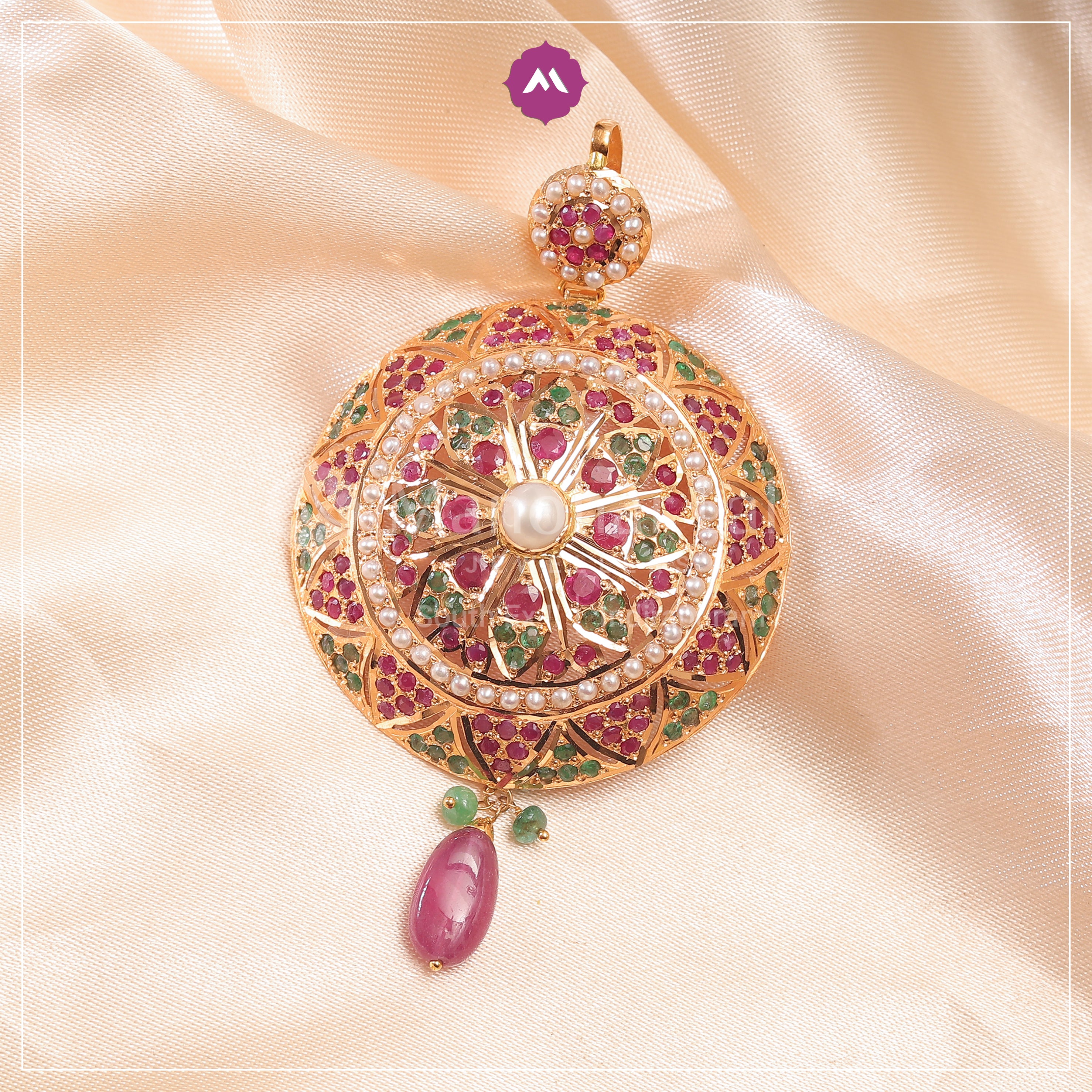 Gold Pendant Set MLJ-928