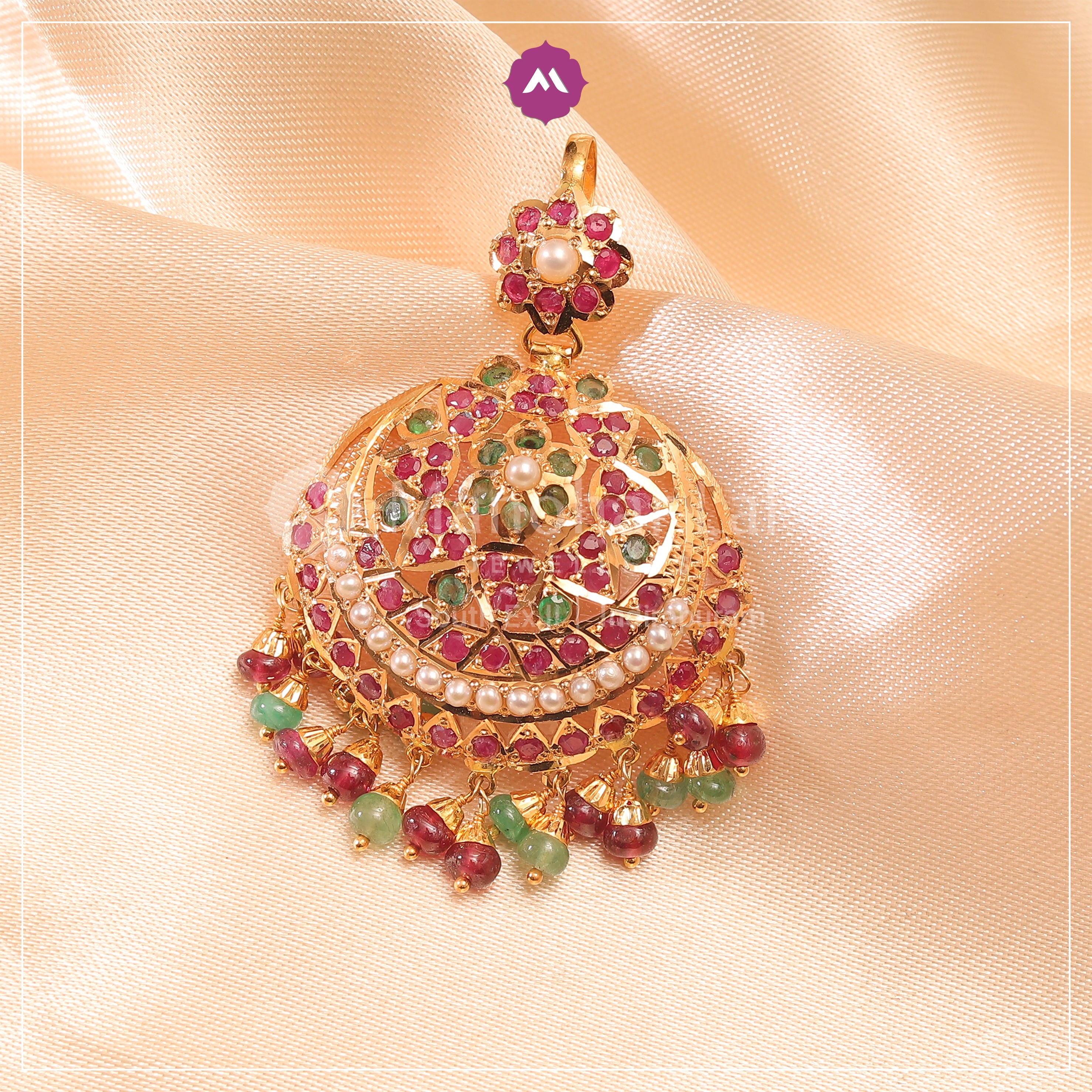 Gold Pendant Set MLJ-932