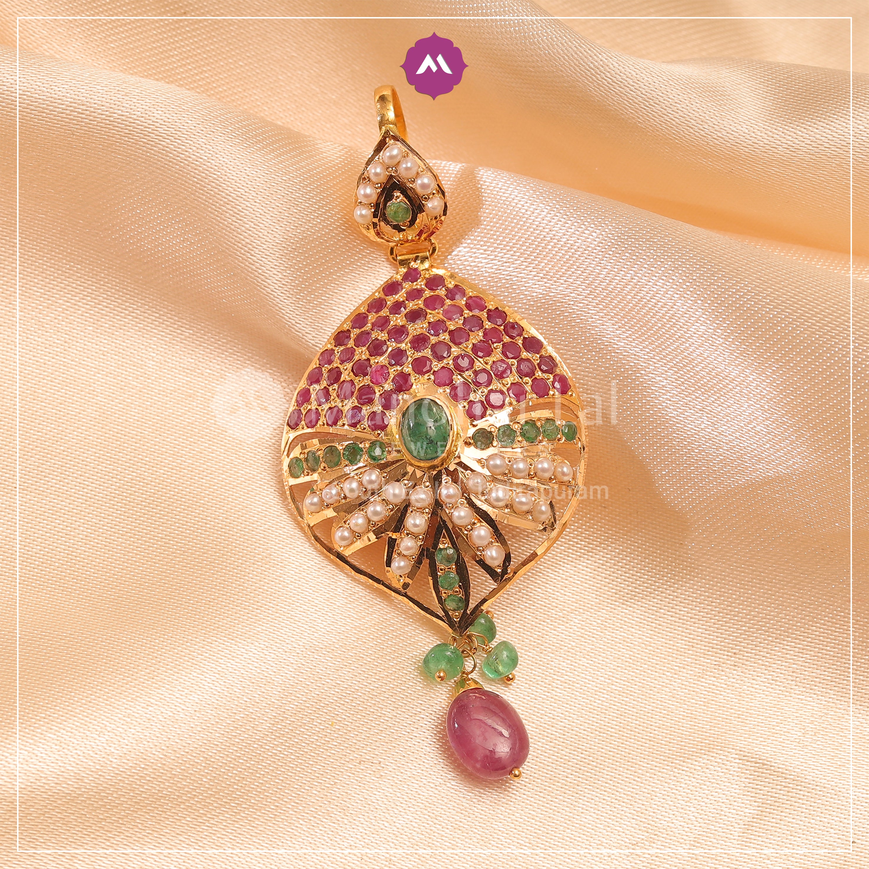 Gold Pendant Set MLJ-934