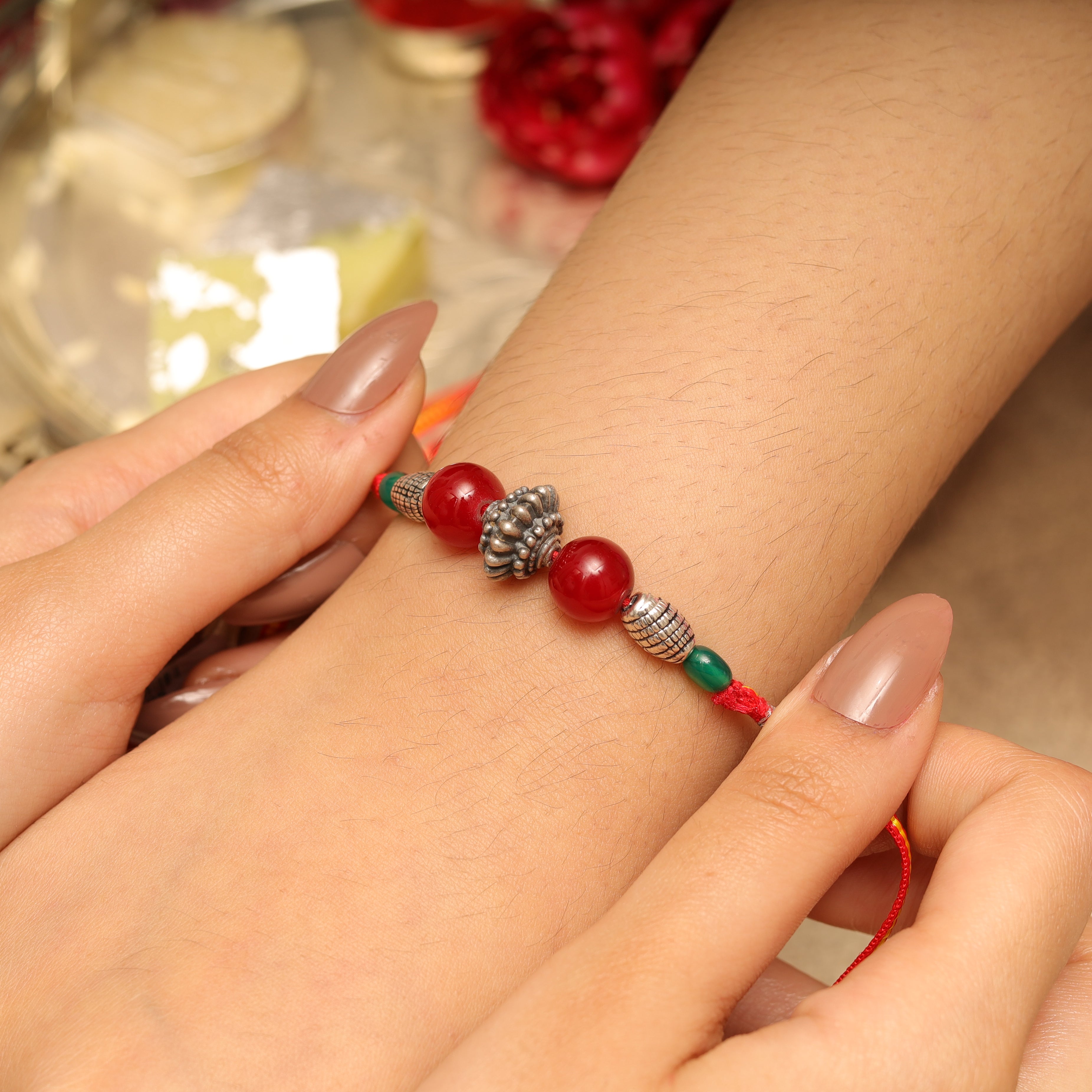 Silver Rakhi MLJ -700