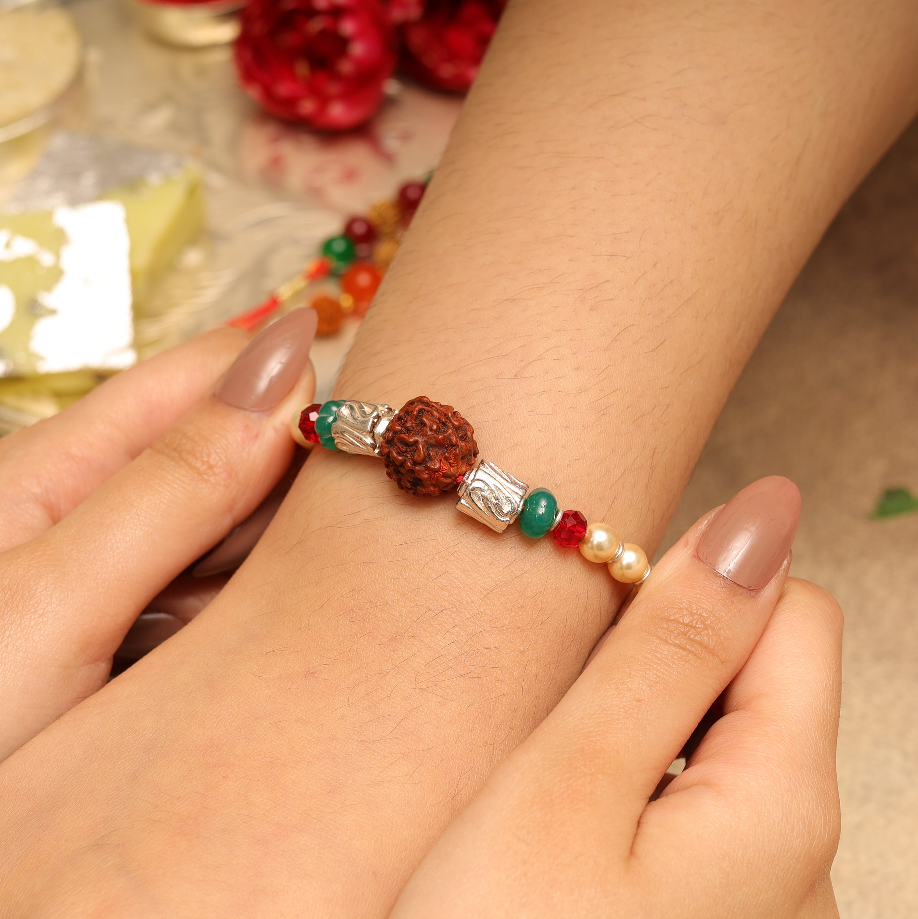 Silver Rakhi MLJ -693