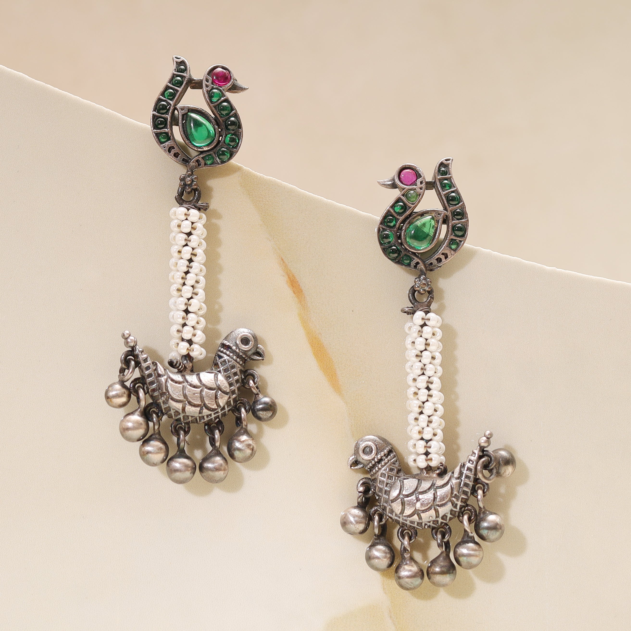 Silver Earrings MLJ-841