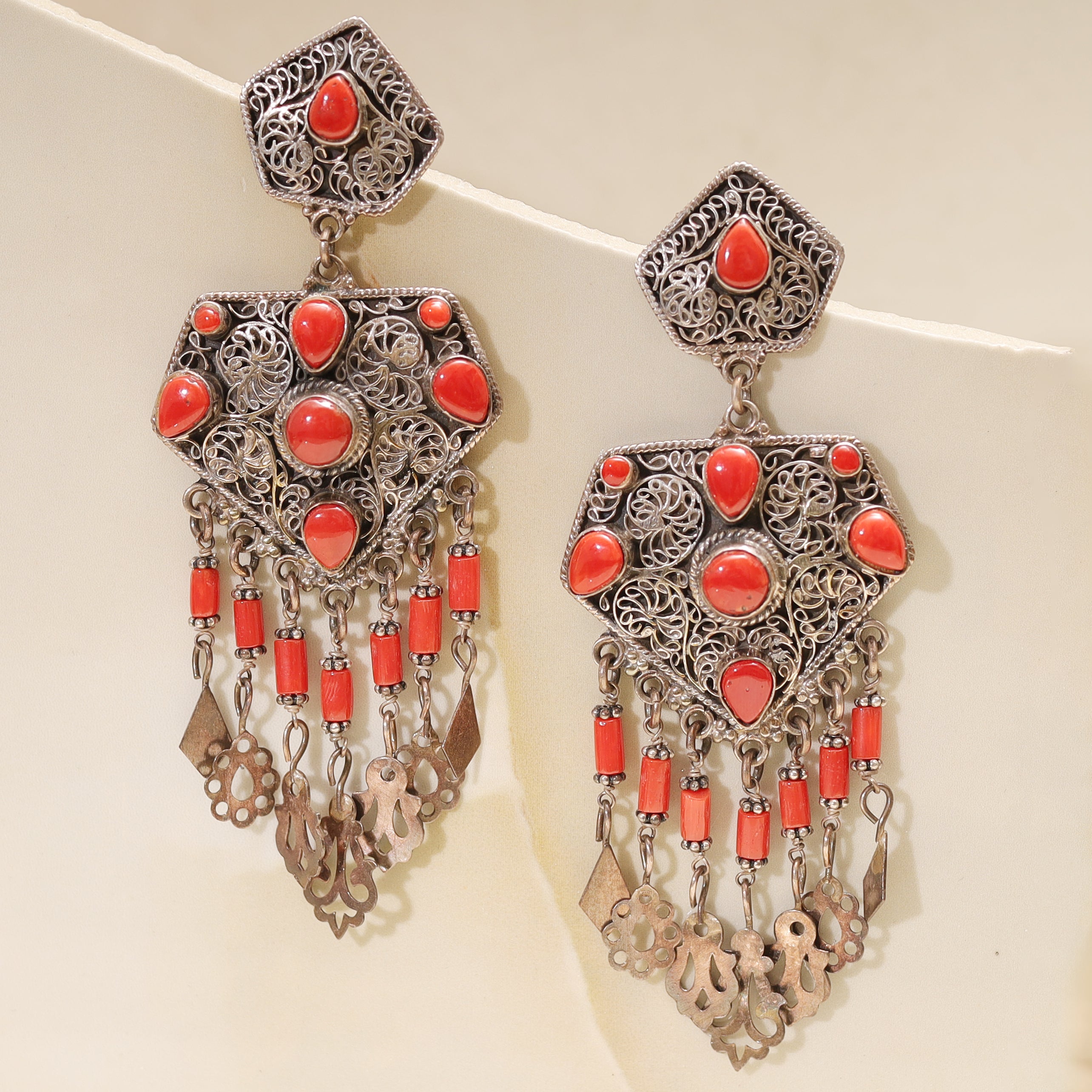 Silver Earrings MLJ-843