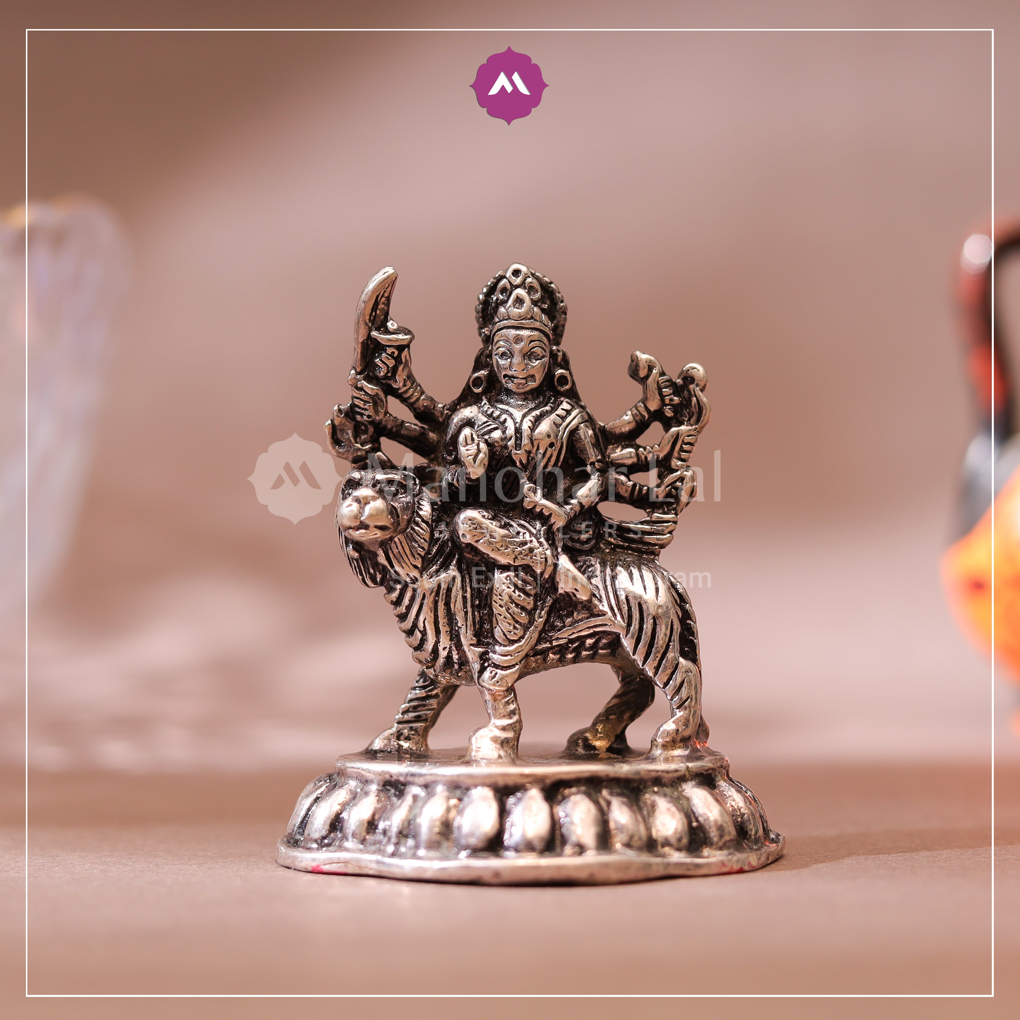 Silver Shera Wali Mata MLJ -666