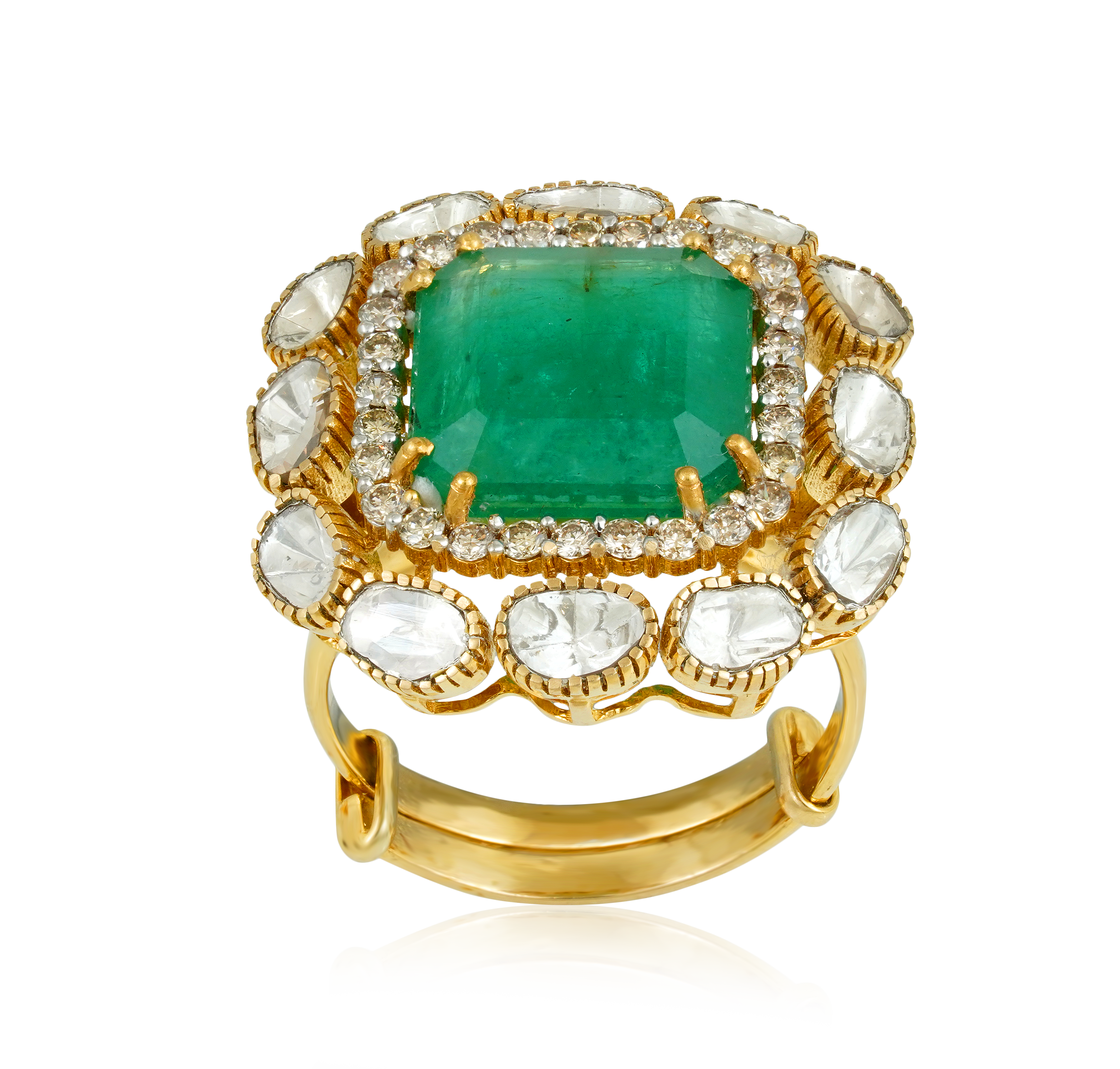 Diamond Polki Ring