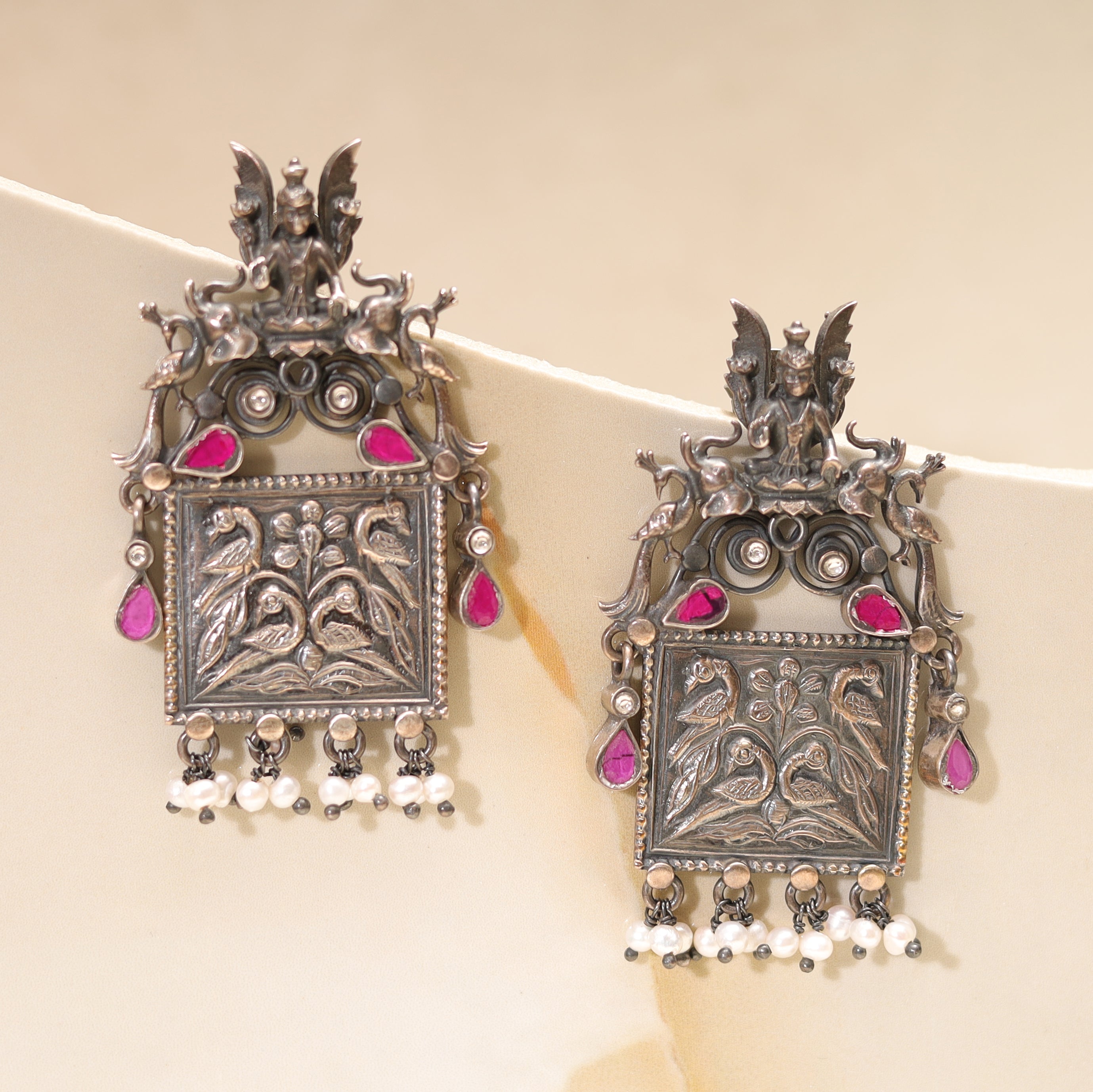 Silver Earrings MLJ-868