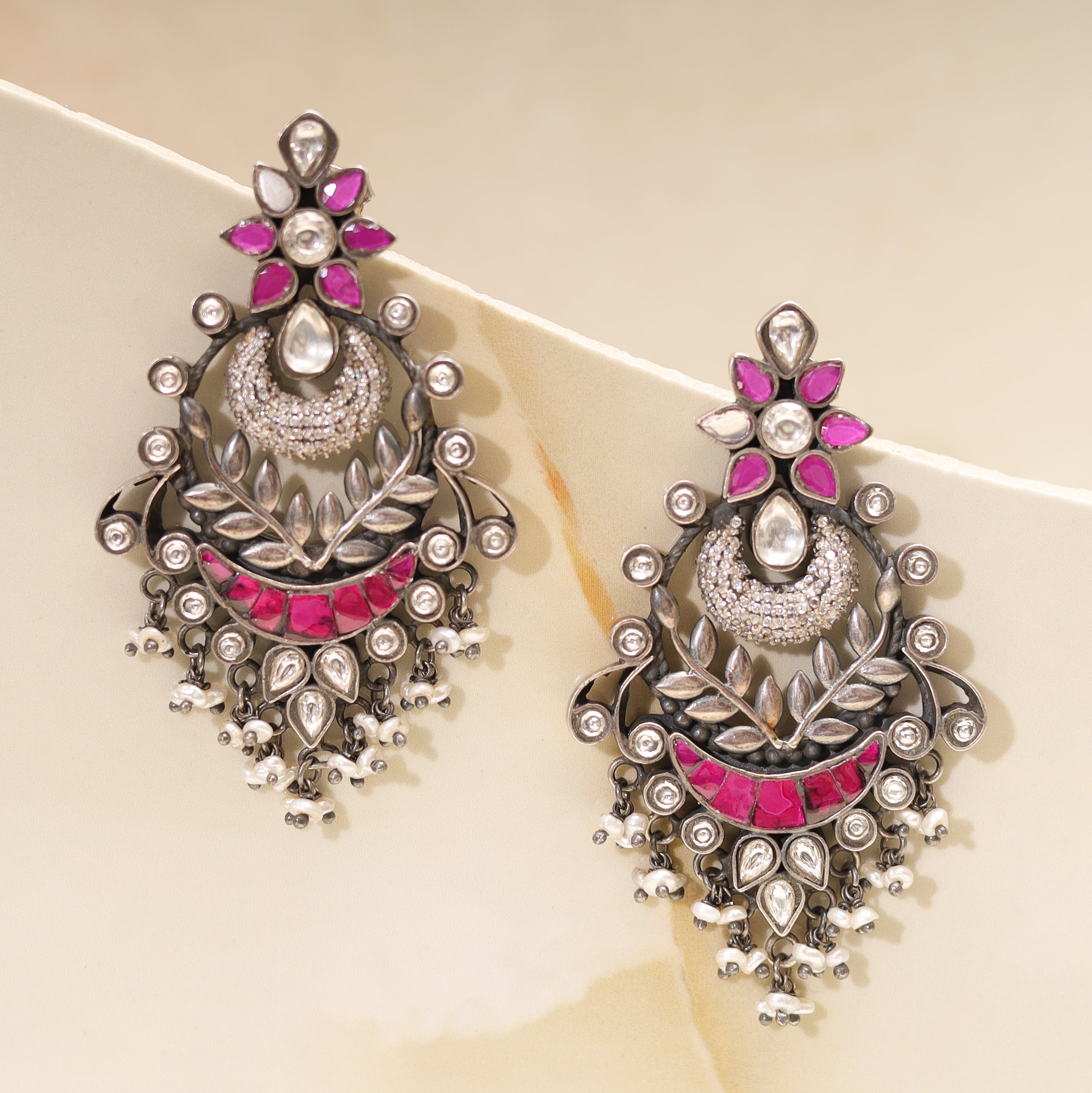 Silver Earrings MLJ-848
