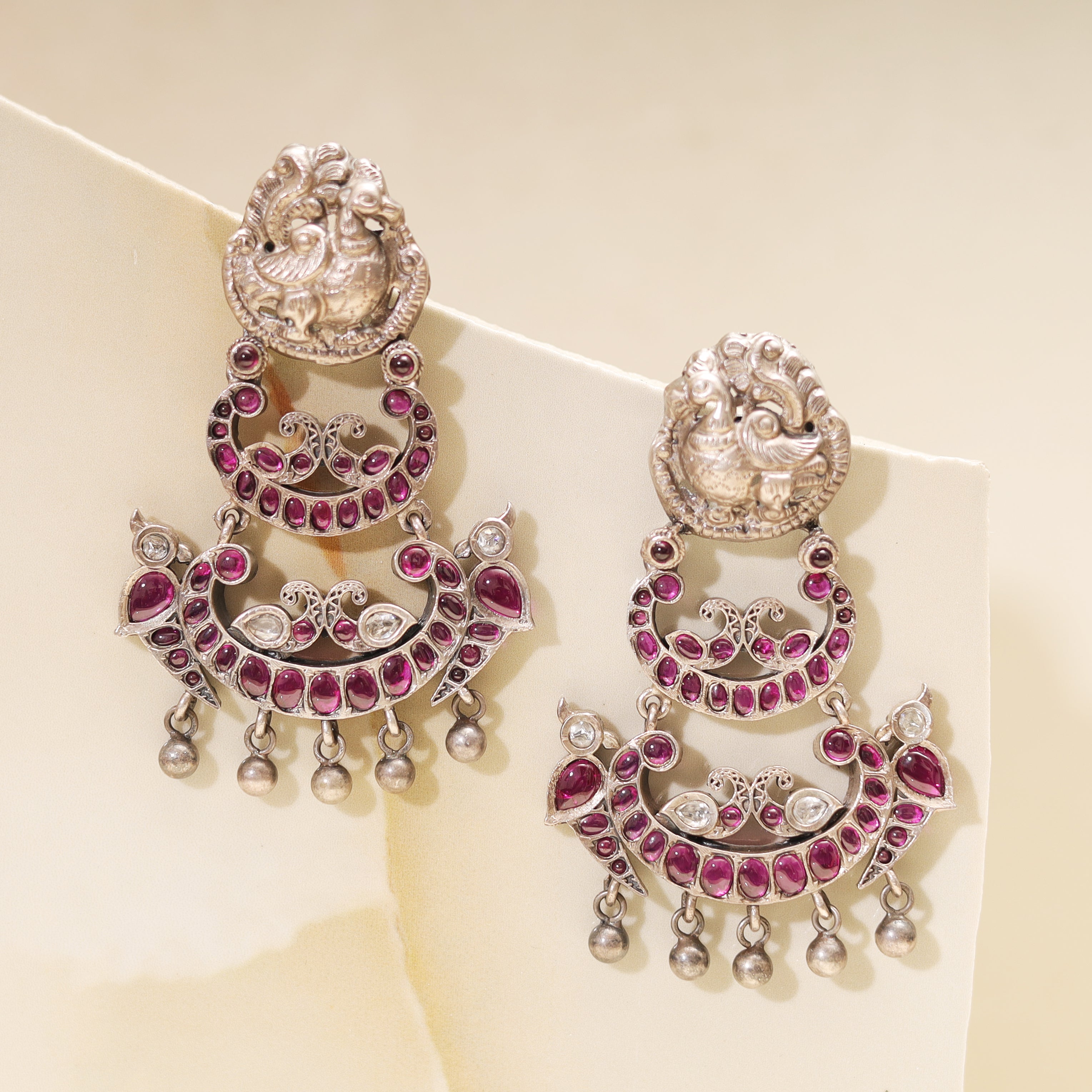 Silver Earrings MLJ-852