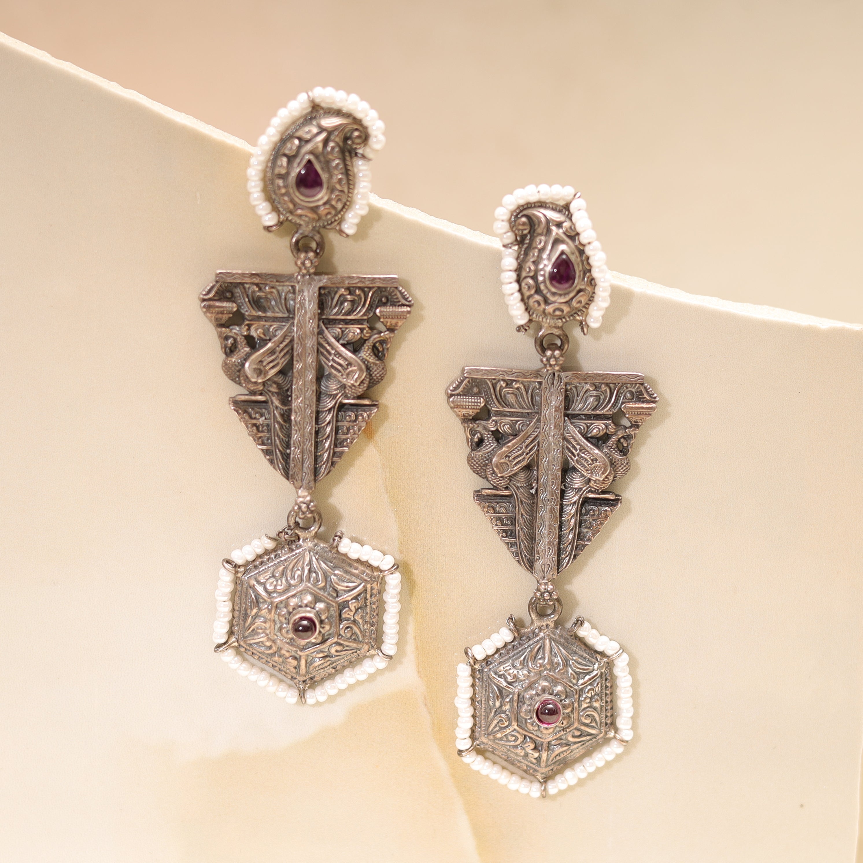 Silver Earrings MLJ-854