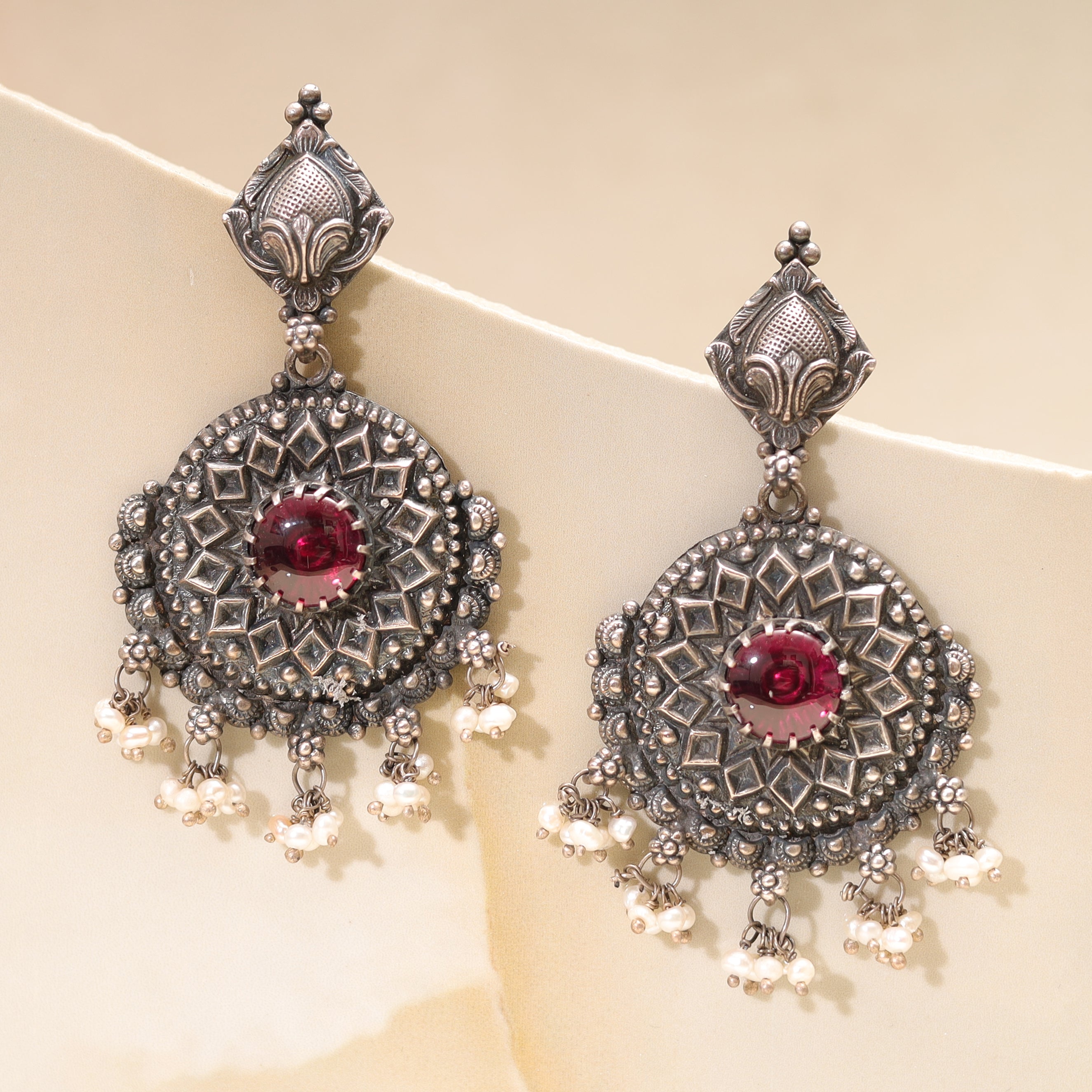 Silver Earrings MLJ-865