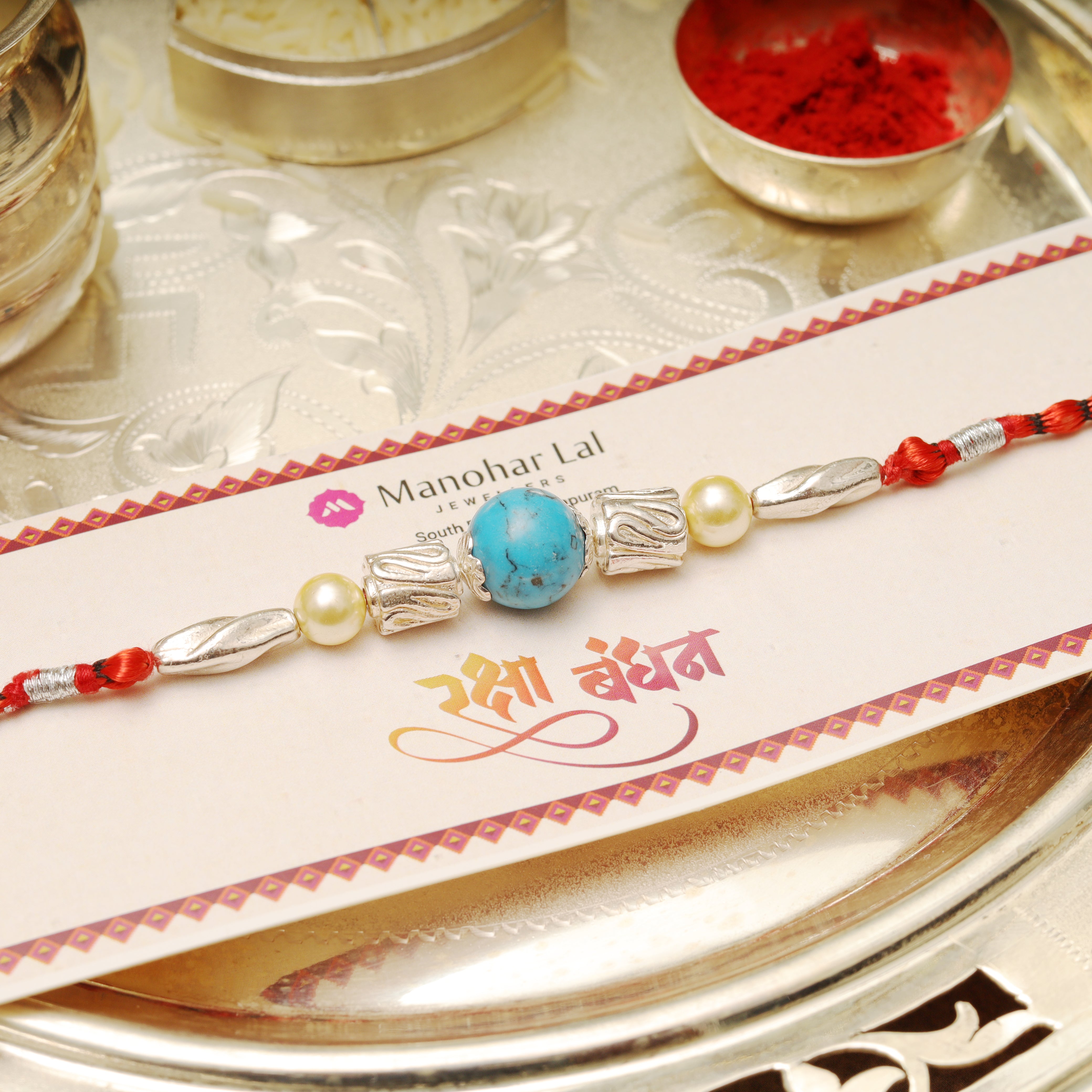 Silver Rakhi MLJ -702