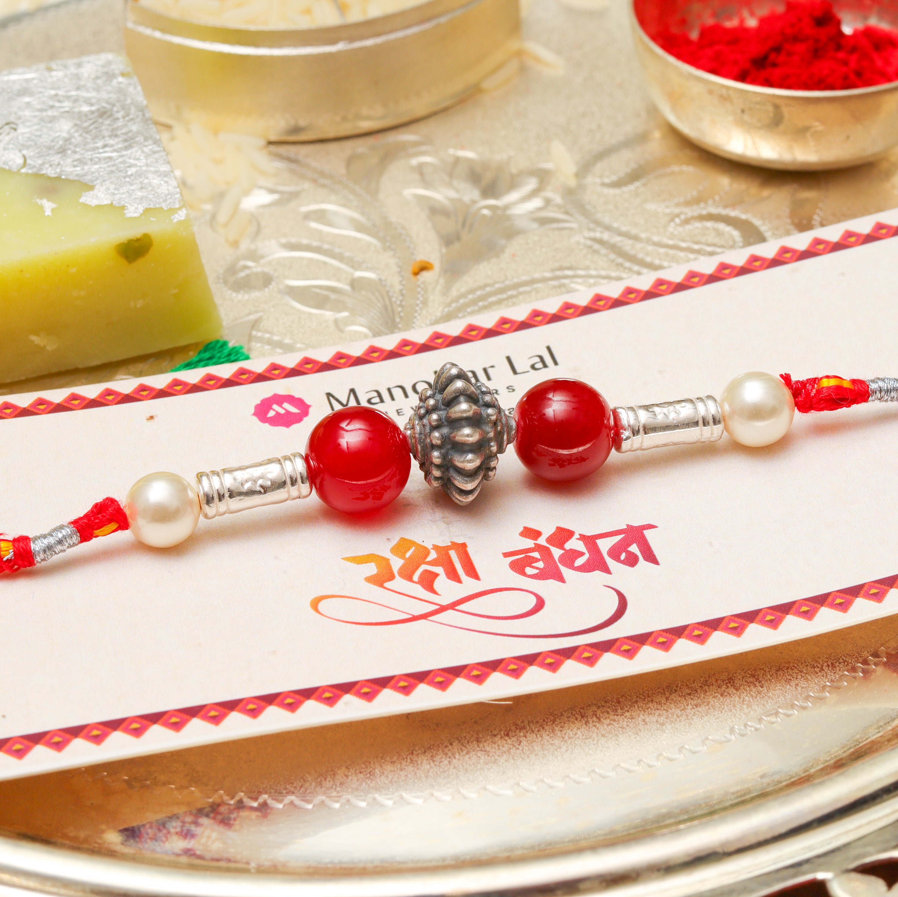 Silver Rakhi MLJ -696