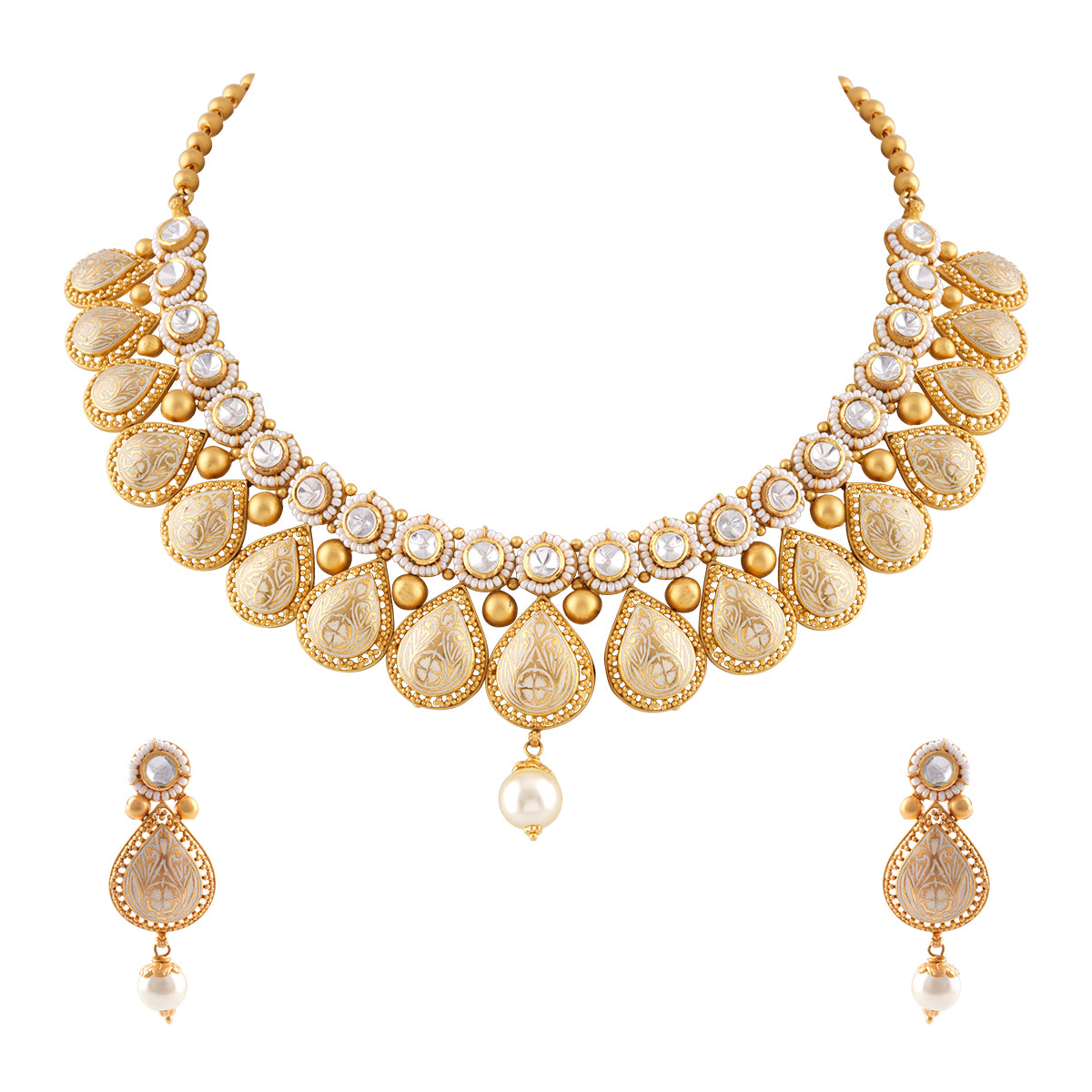 Pear-Shaped Necklace Set MLJ-78