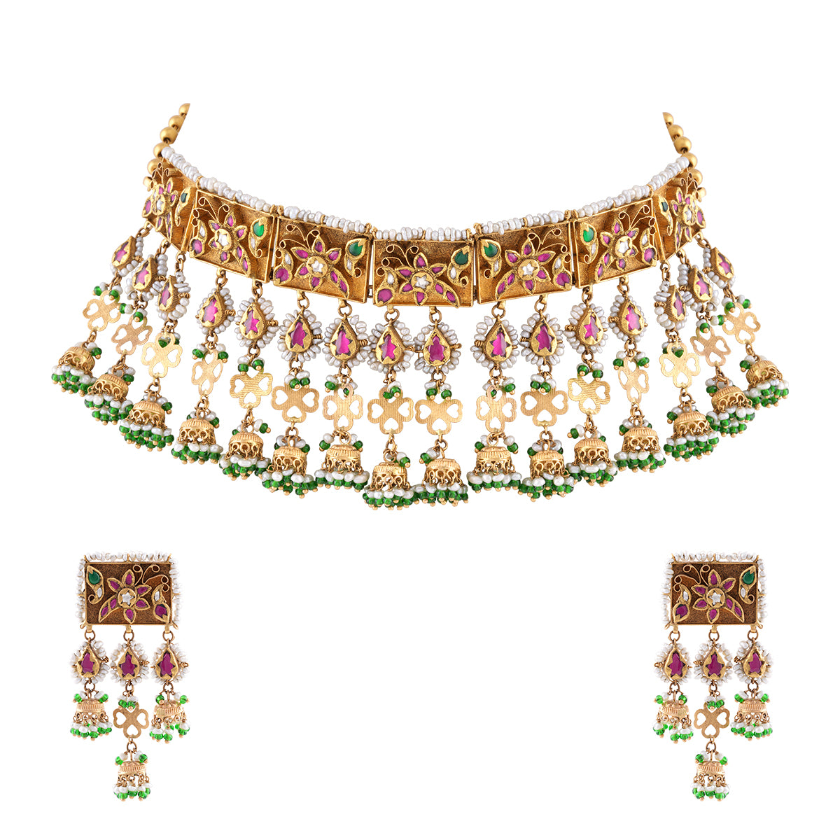 Traditional Choker Necklace Set MLJ-79