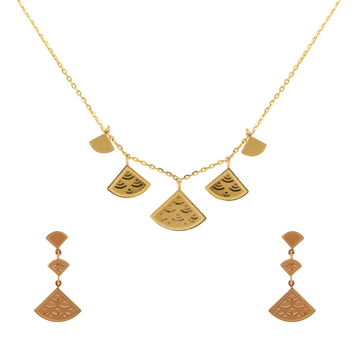 Gold Pendent Set MLJ-37