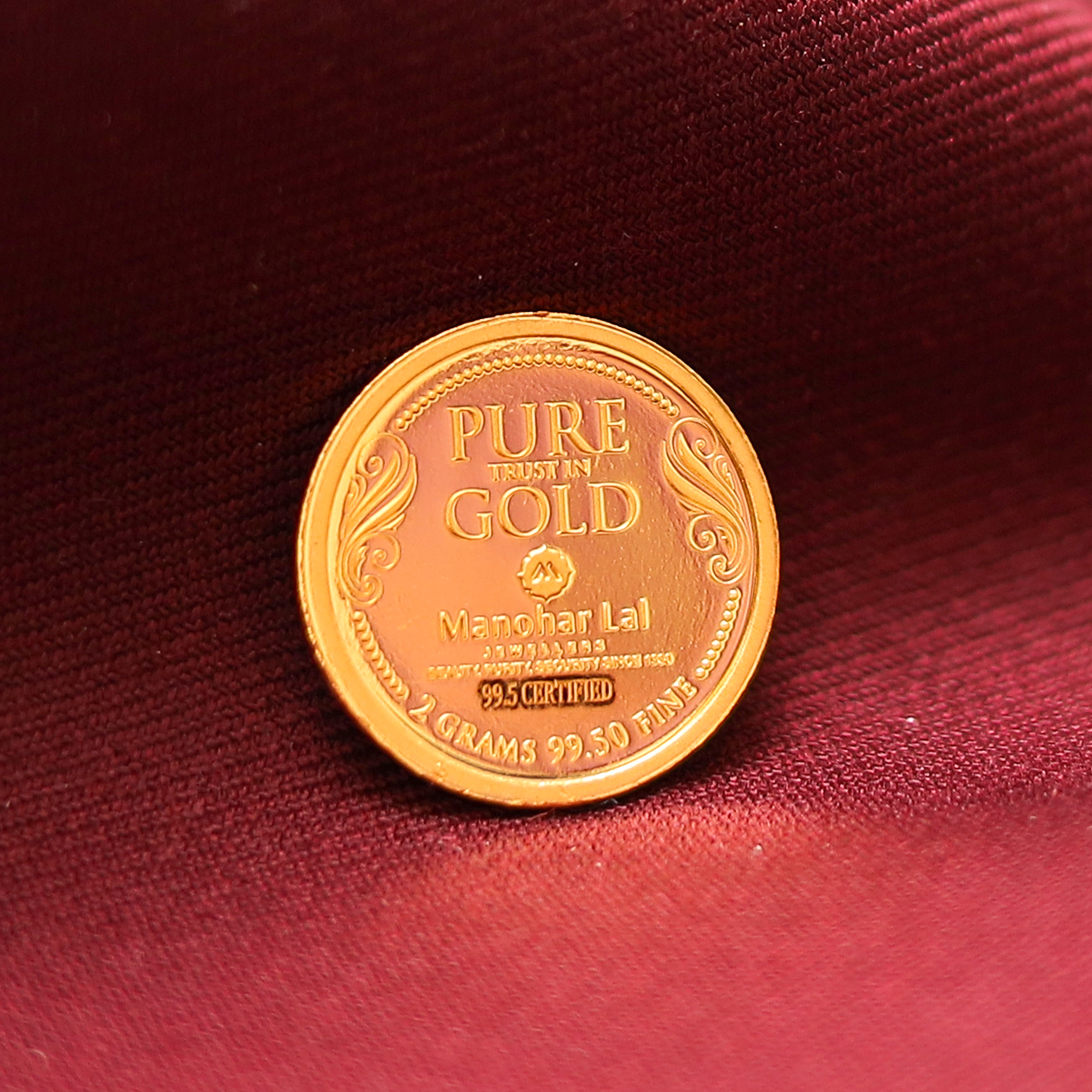 2 GM Gold Coin MLJ -734