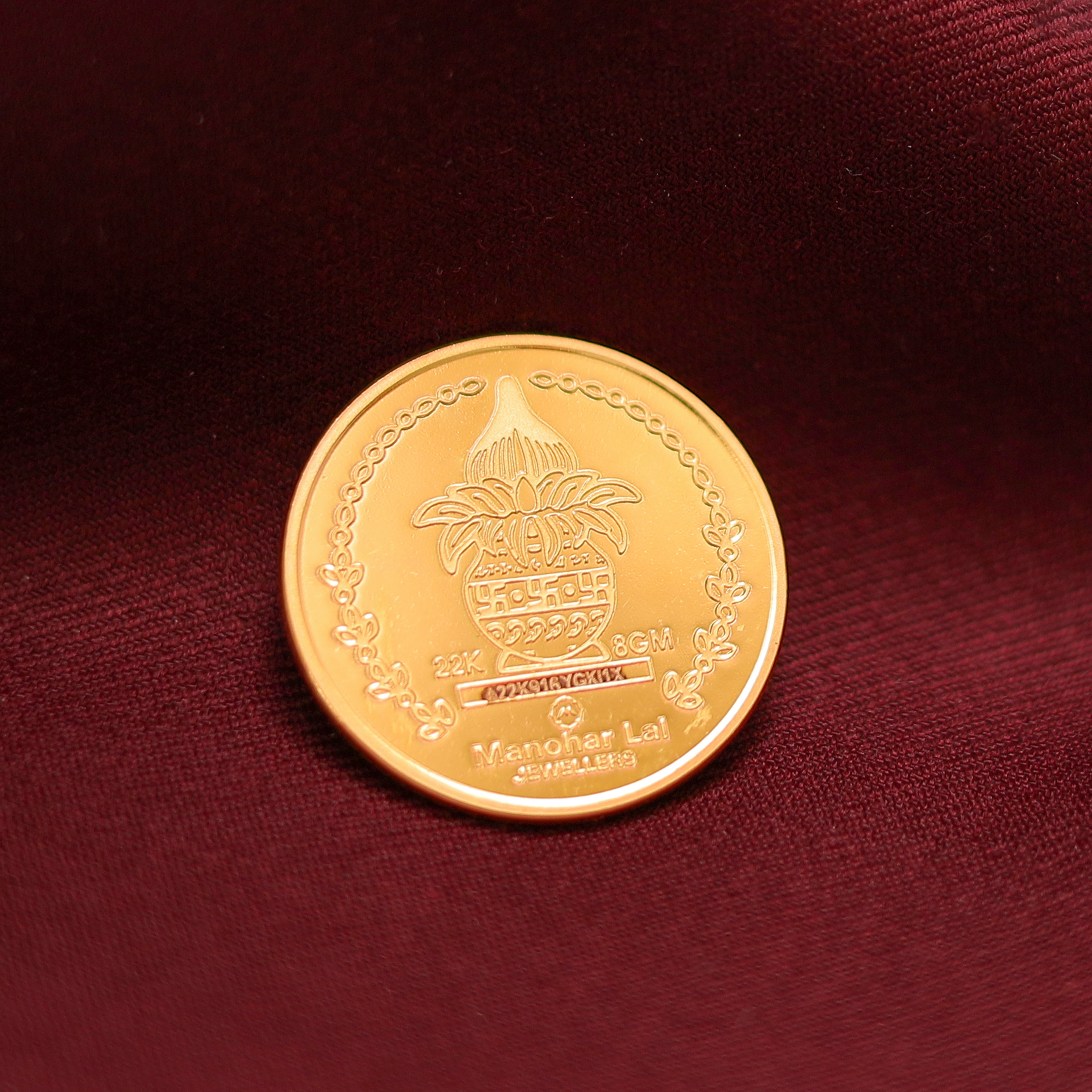 8 GM Gold Coin MLJ -733