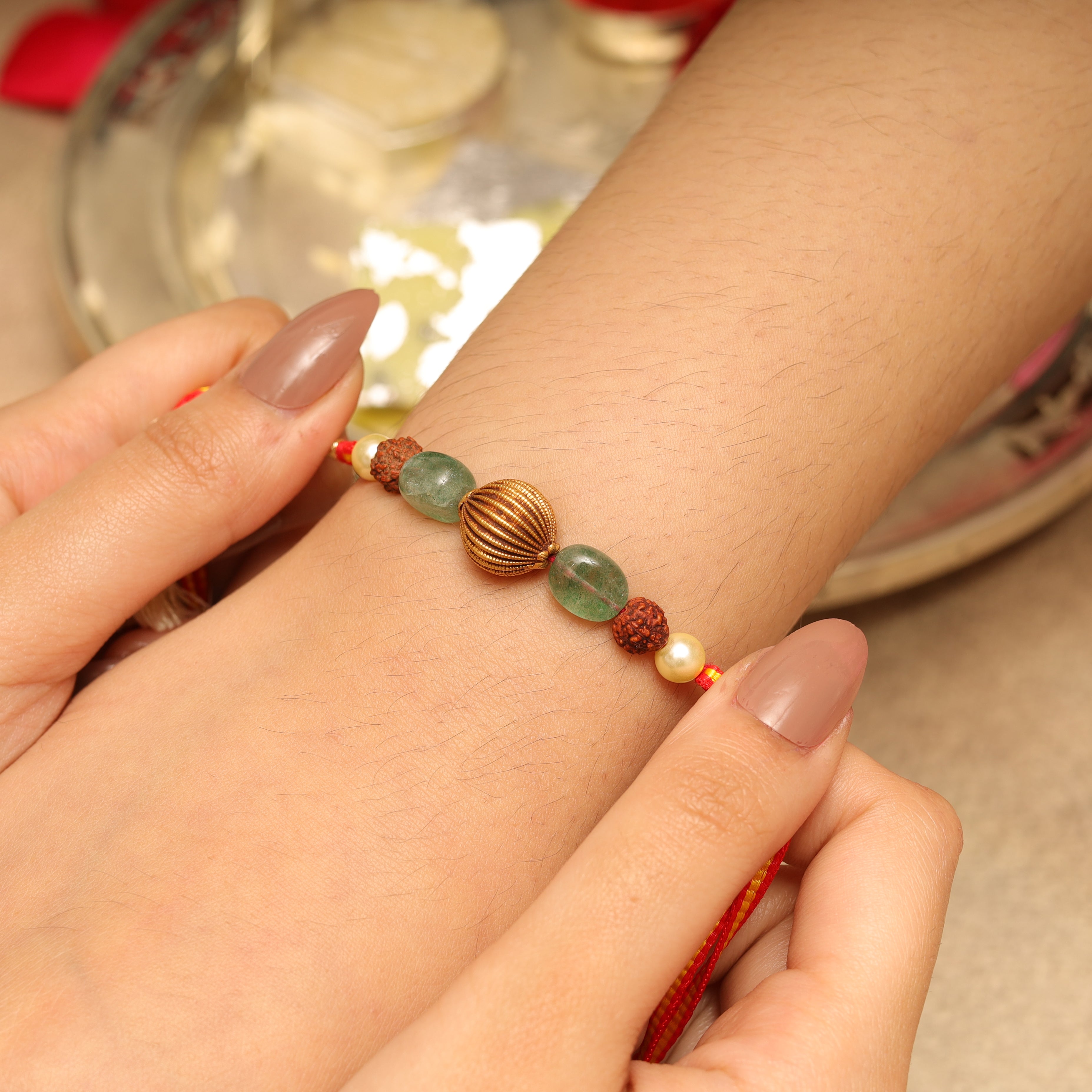 Gold Rakhi MLJ -706