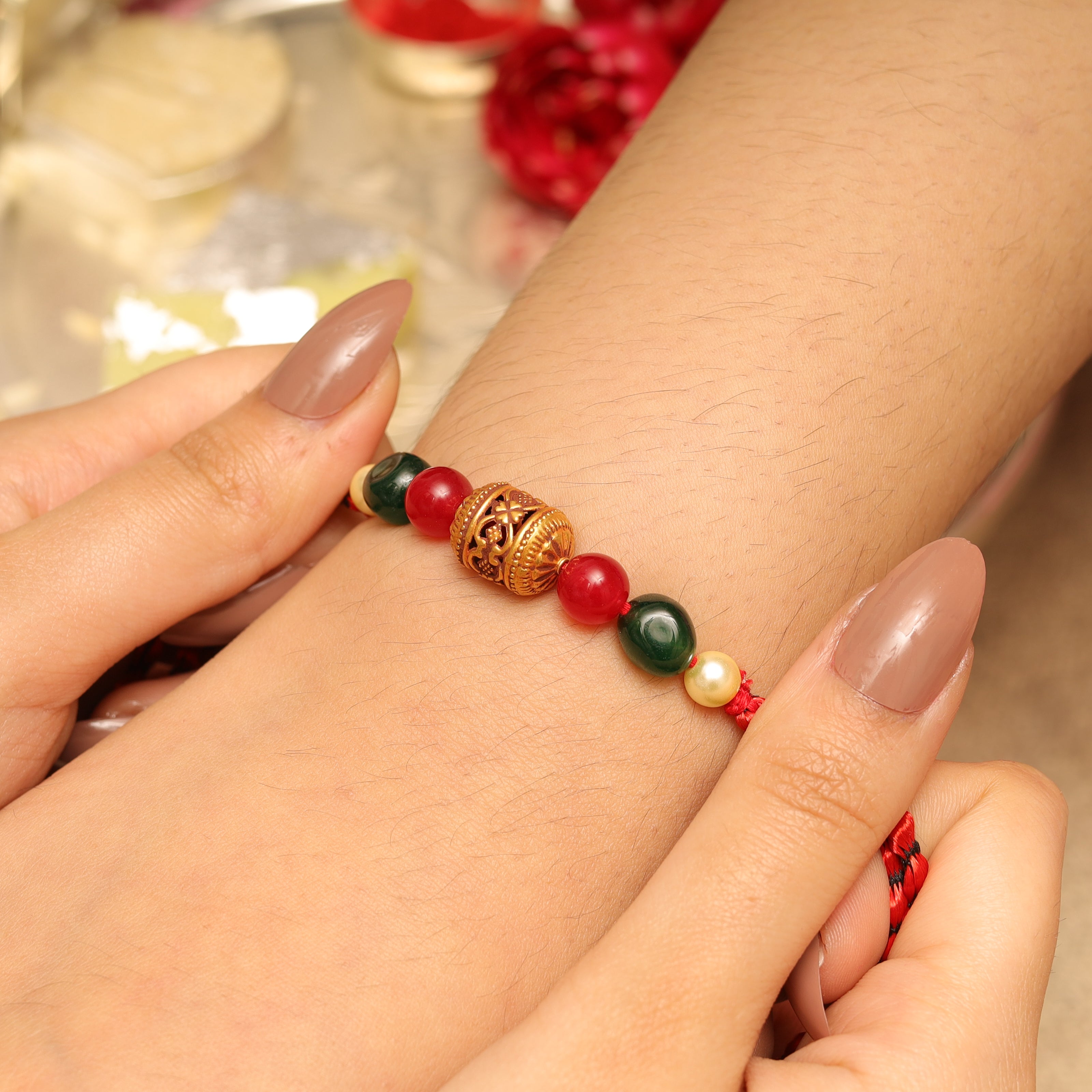 Gold Rakhi MLJ -707