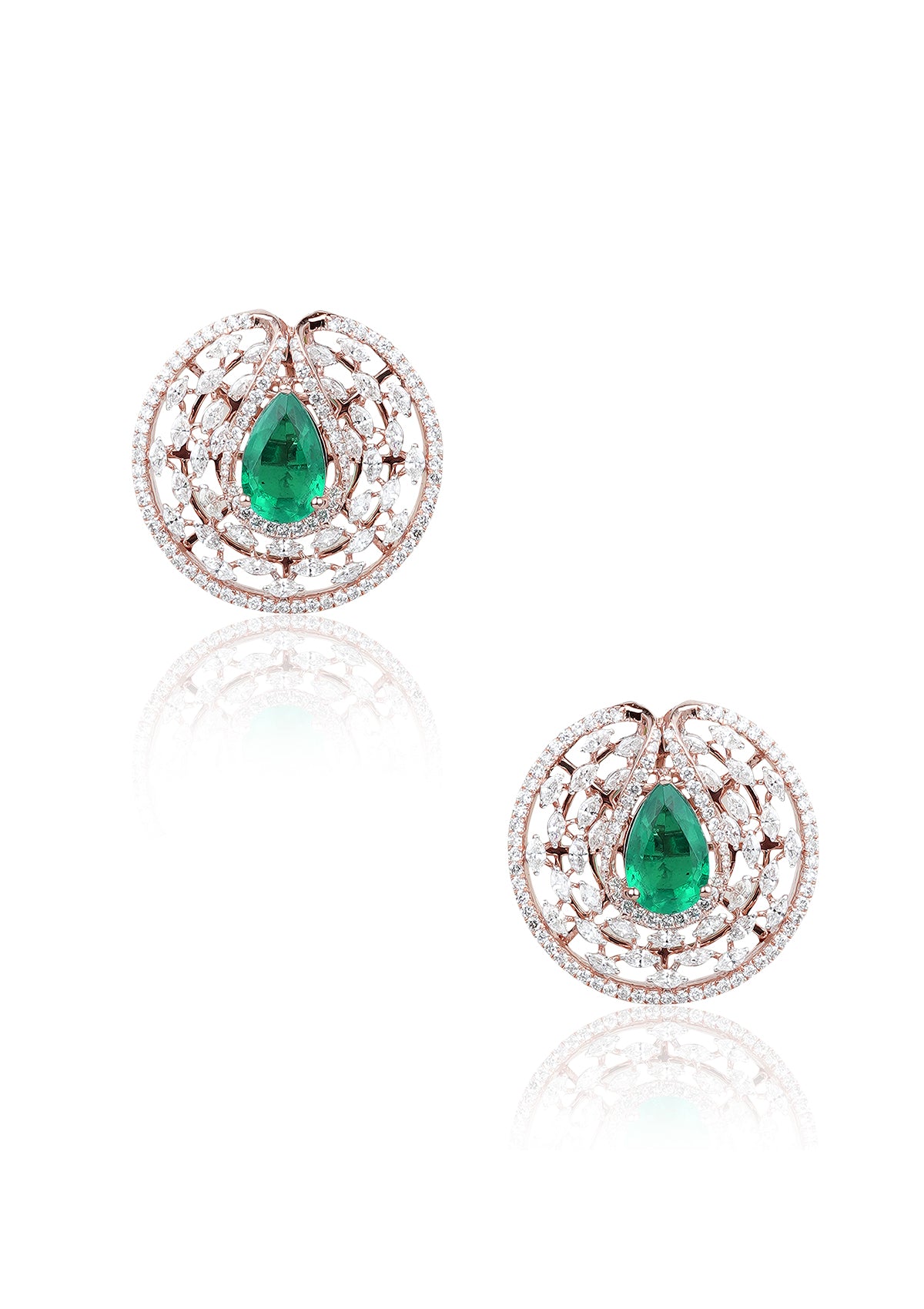 Emerald Pendant Set