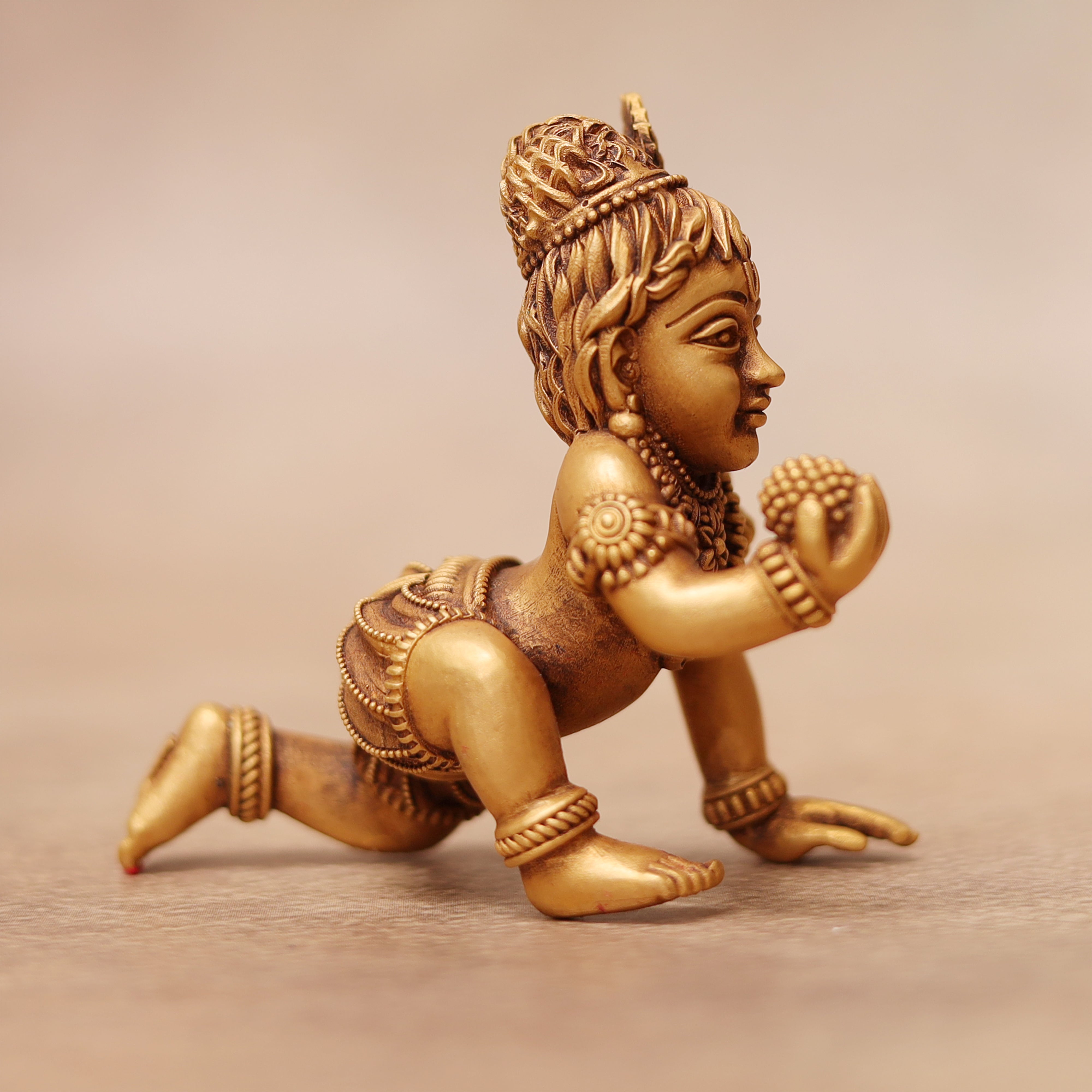 Ladoo Gopal Gold Idol MLJ -776