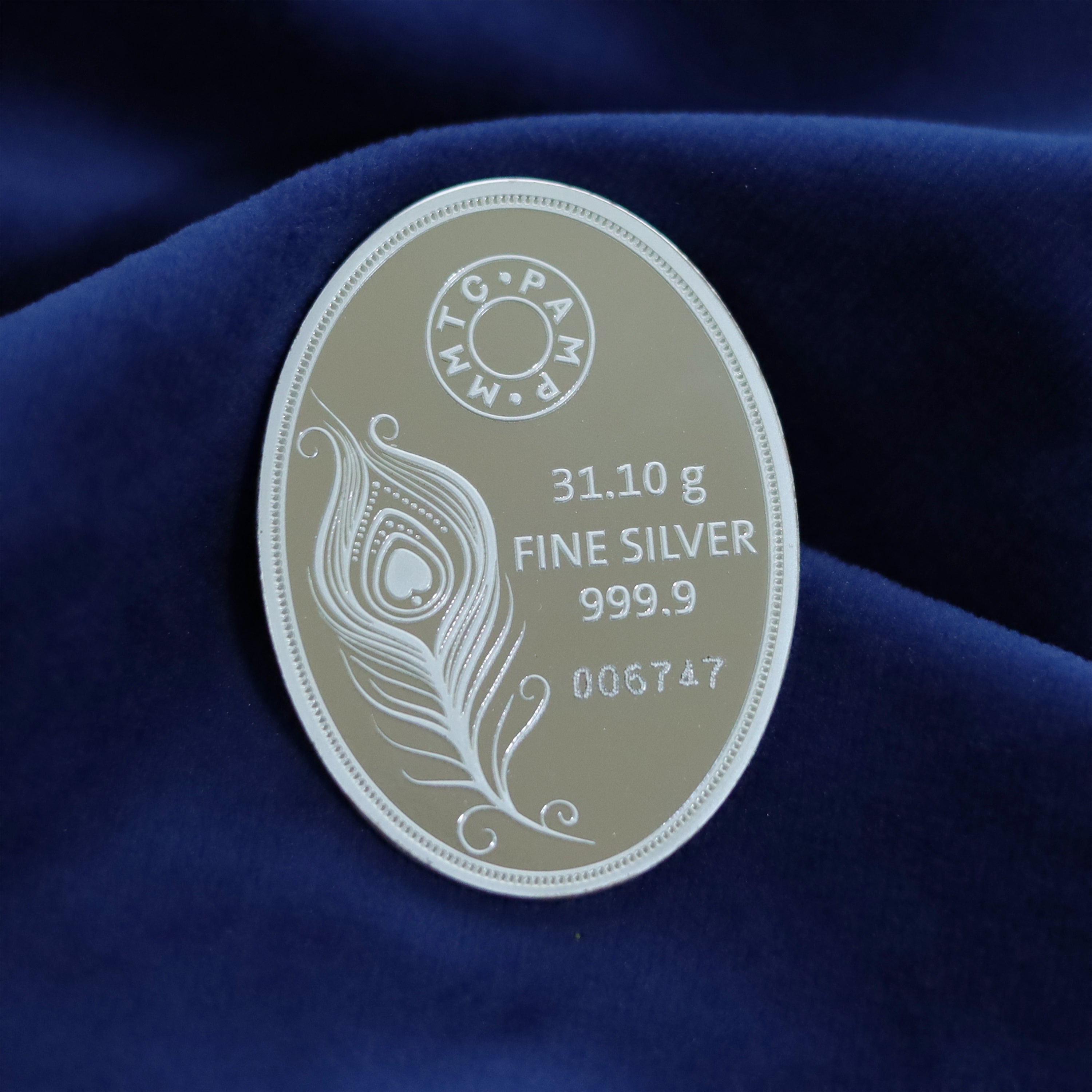 Radha Krishna 31.10gm (999) Silver Coin MLJ -771